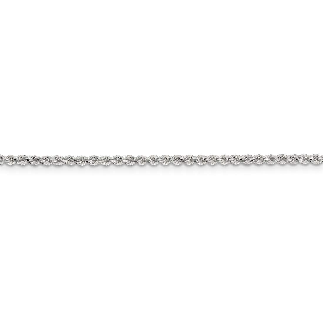 Sterling Silver Solid Heavy Rope Chain Necklace, Bracelet or Anklet - Durable Jewelry for Men & Women - Perfect for Everyday Wear, Gifts & Special Occasions