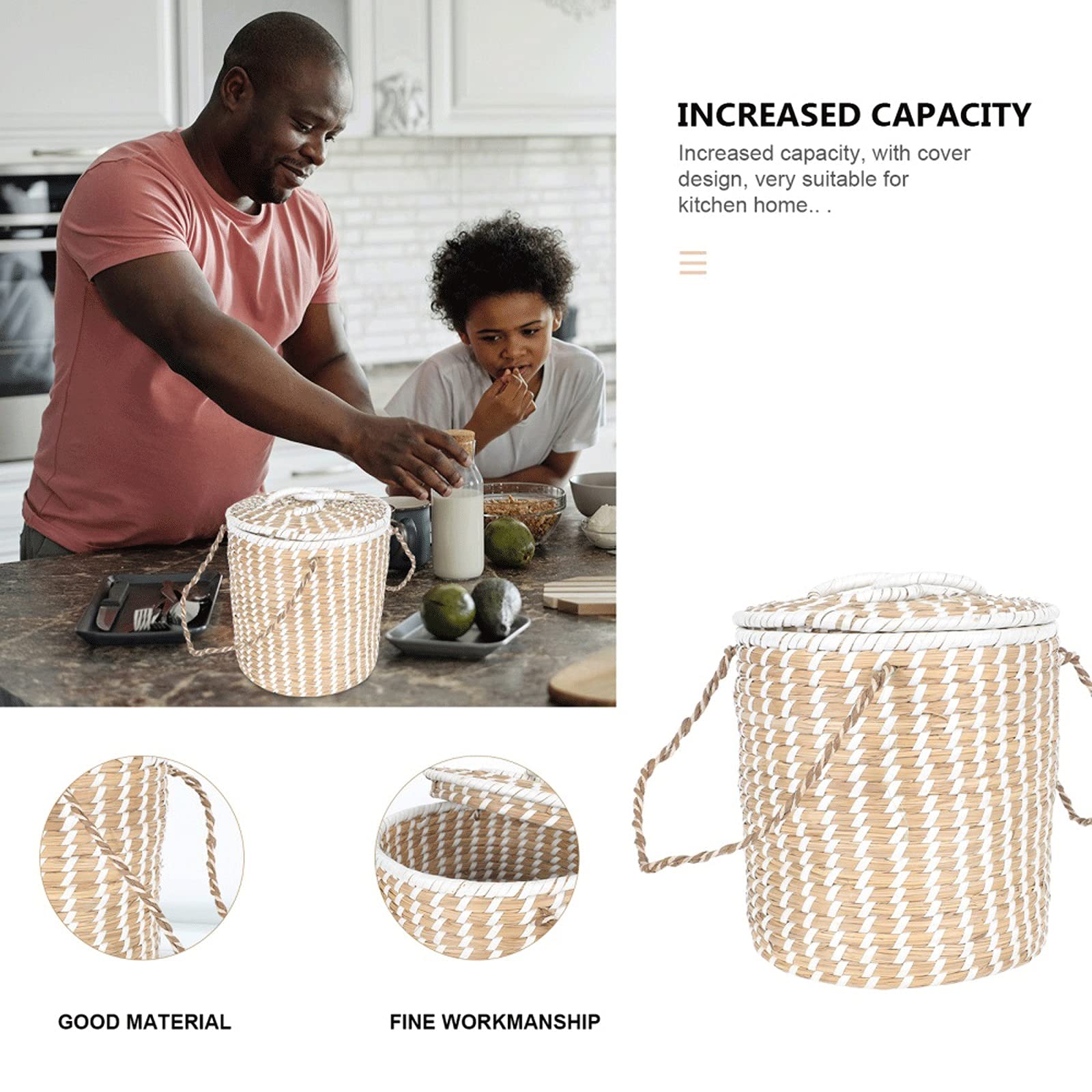 1-Piece Multipurpose Storage Box for Cereals, Food & Organizing | Airtight Kitchen & Pantry Storage Container for Rice, Snacks & Dry Goods