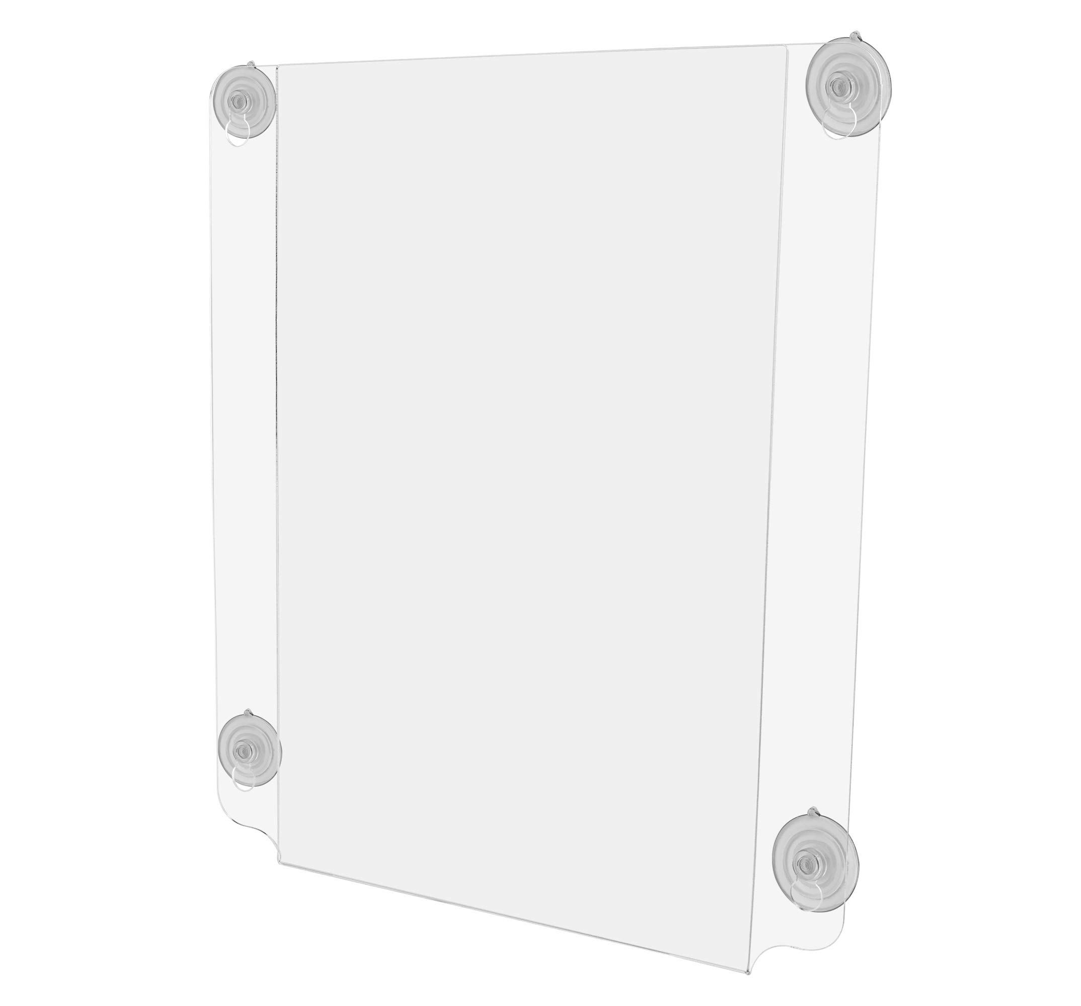 6 Pack Clear Acrylic Window Sign Holders 11