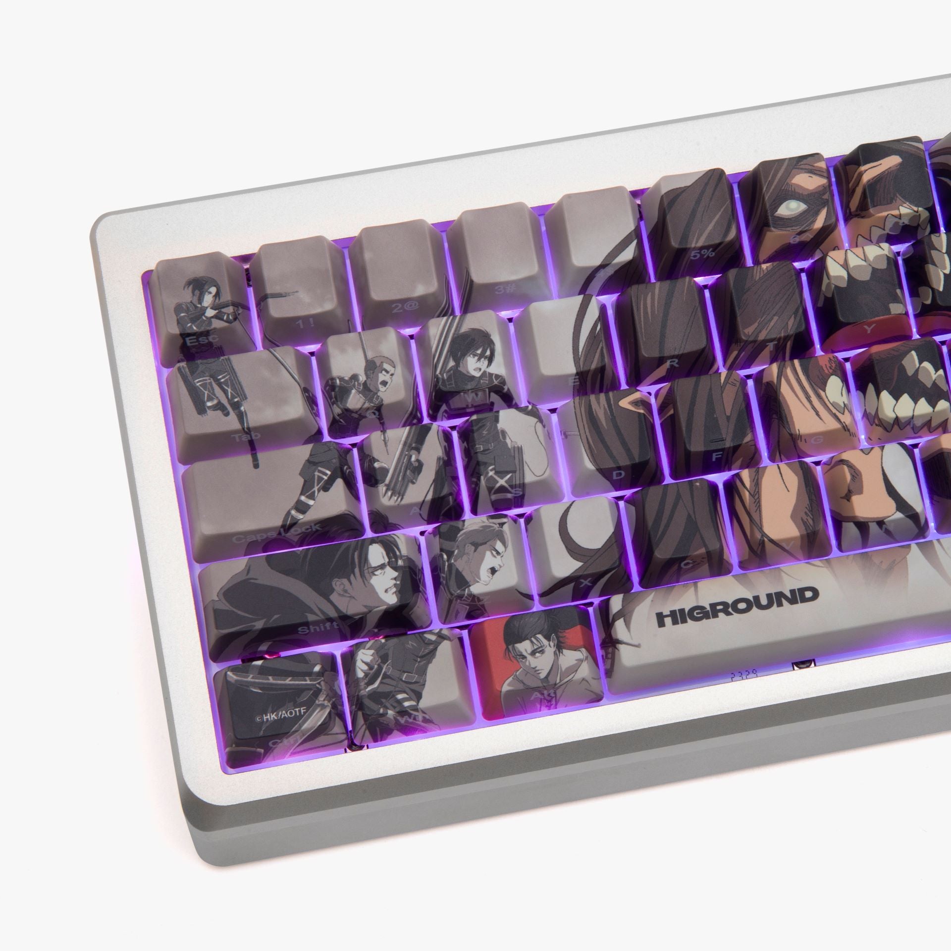 AOT2 x HG Summit 65 Keyboard 2.0 - 65% Mechanical Gaming Keyboard with Hot-Swappable Switches | Perfect for Esports, Coding & Office Work