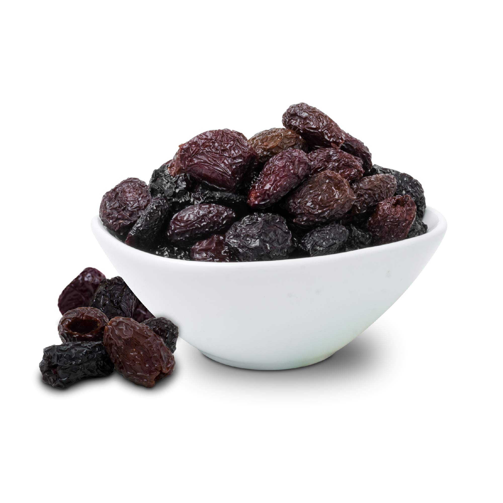 Organic Sunfood Black Botija Pitted Olives - 8 Ounces | Raw, Non-GMO | Perfect for Salads, Charcuterie Boards & Mediterranean Recipes