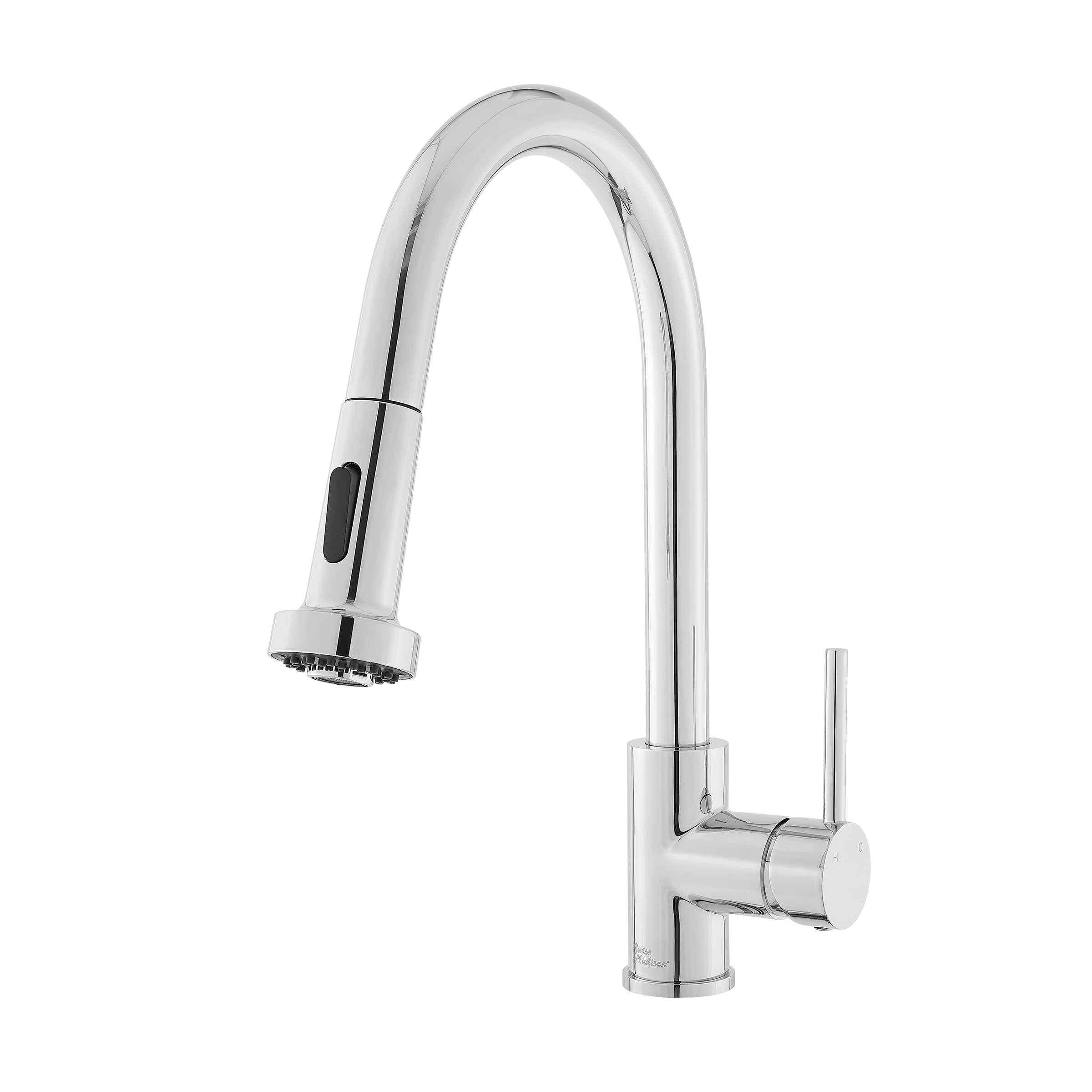 Nouvet Chrome Single Handle Pull-Down Kitchen Faucet - Modern Design for Sink, Dishwashing & Food Prep | Easy Installation & Durable Finish