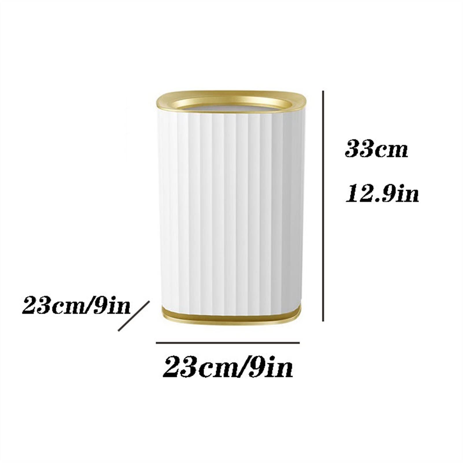 TOMYEUS 15L Stainless Steel Trash Can - Heavy Duty Kitchen Garbage Bin with Lid, Odor-Proof Office Waste Basket for Living Room, Bathroom & Bedroom | Modern Home & Office Waste Disposal Solution