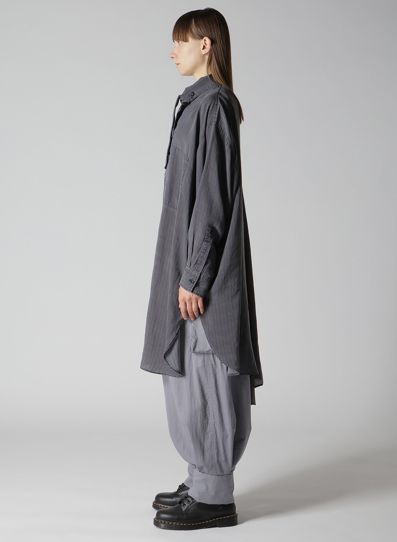 Cupro Stripe Shirt Dress with Tie - Elegant & Comfortable Women's Summer Dress for Casual Wear, Office, and Date Night