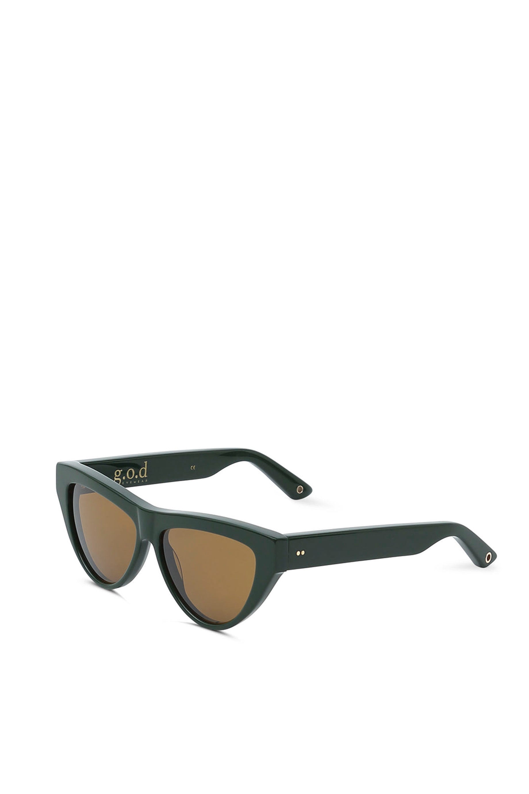 G.O.D 15 Polarized Sunglasses for Men & Women - UV Protection, Stylish Forest Green Lenses - Perfect for Outdoor Activities, Driving, and Beach Vacations