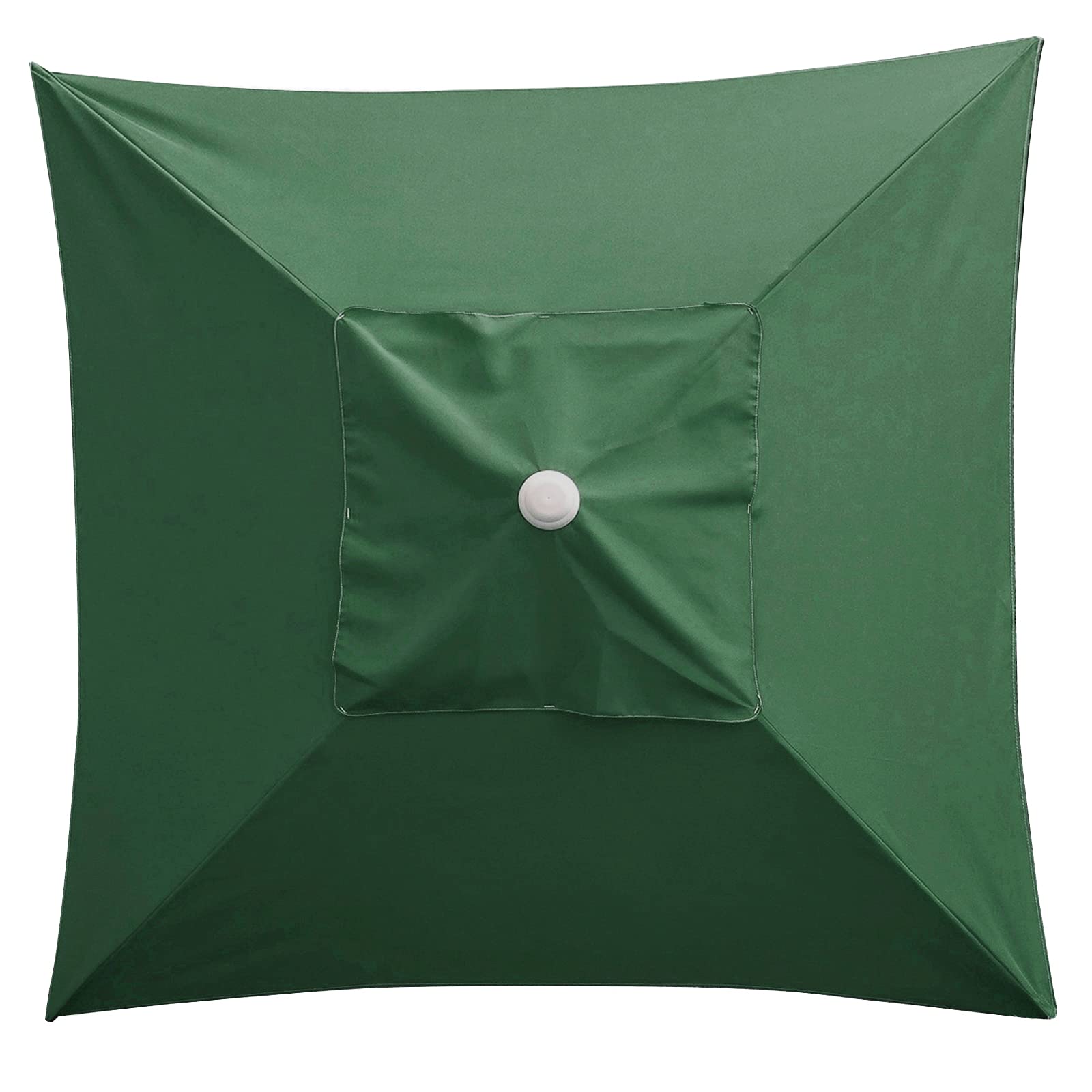 Ohstgp 6.5x6.5 Feet Rectangular Patio Umbrella Replacement Canopy - Durable Outdoor Garden Parasol Cover for Patio, Beach, Balcony & Pool - Perfect for Sun Protection During Outdoor Dining, Lounging and Coffee Time