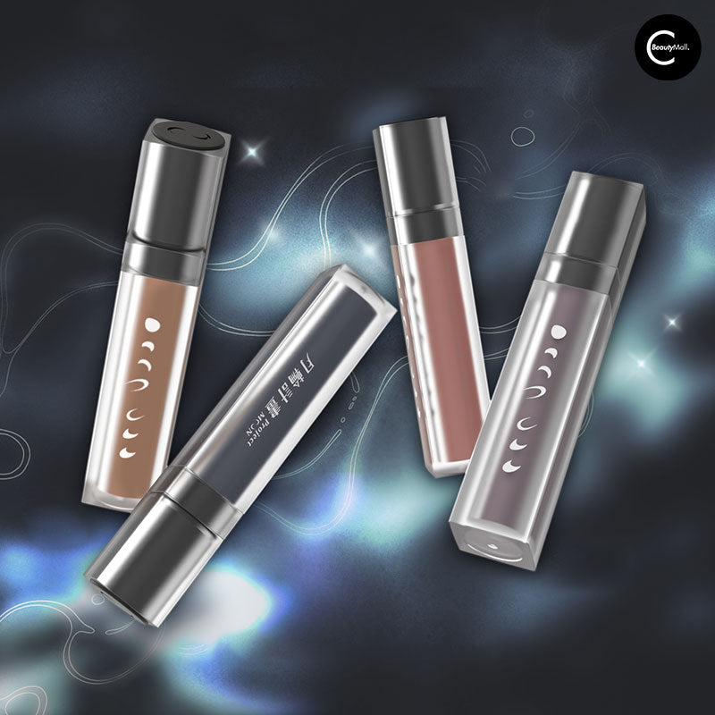 DRAMO Moonwheel Project Bottle of Moonlight Lip Clay - Hydrating Matte Lipstick with Long Lasting Color, Vegan & Cruelty Free - Perfect for Night Out, Date Night, and Special Occasions