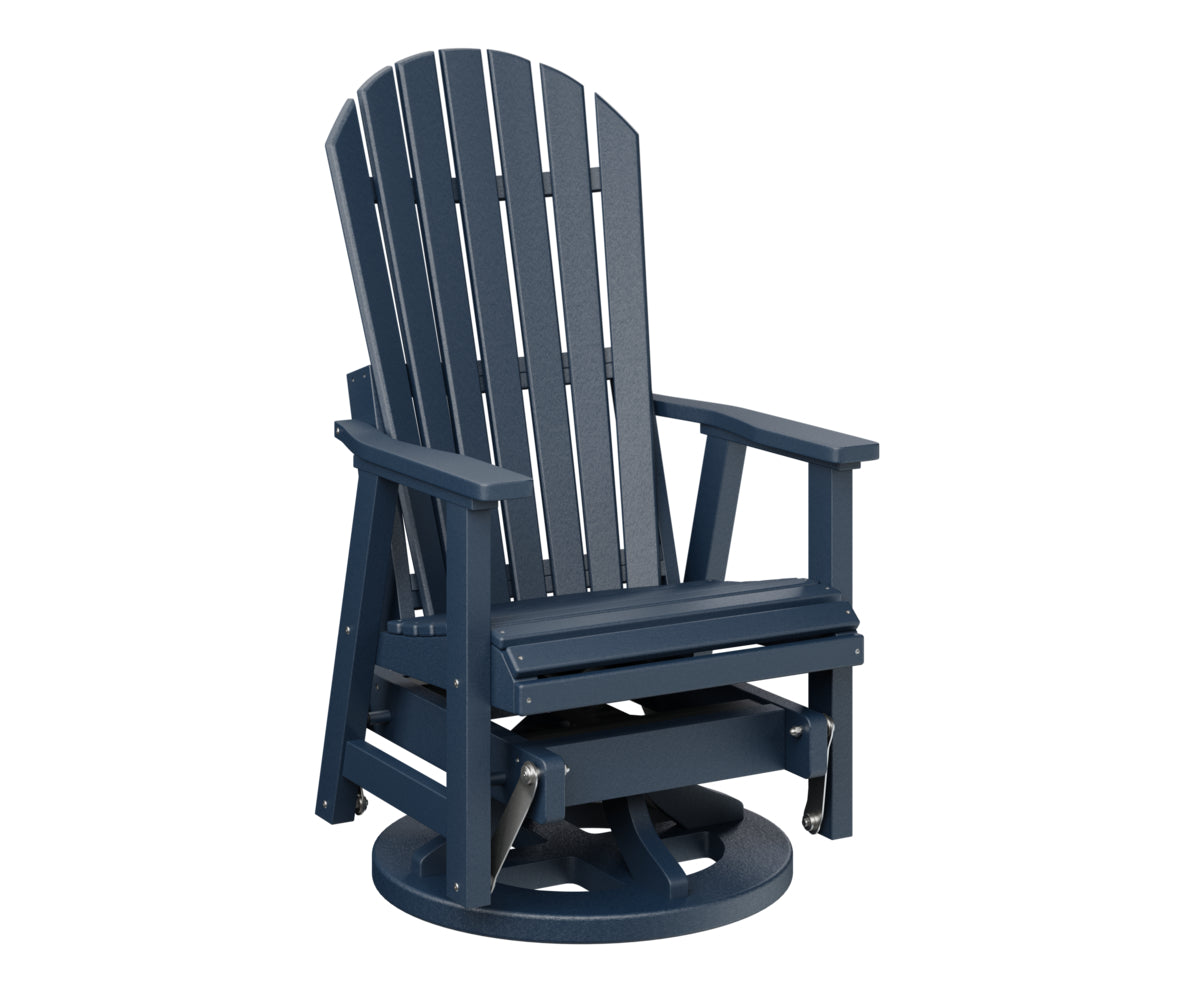 Berlin Gardens Comfo Back Swivel Glider - Outdoor Patio Rocking Chair with Smooth 360° Rotation, Weather-Resistant for Garden, Deck, Porch & Poolside Relaxation