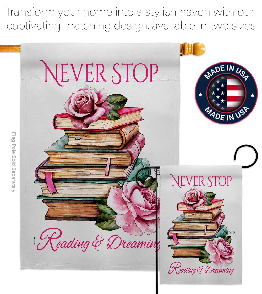 American Made Double-Sided Eagle House Flag - Inspirational Garden & Yard Banner with Positive Messages of Hope, Love & Wisdom | Perfect for Outdoor Decor, Patio Display & Thoughtful Gifting
