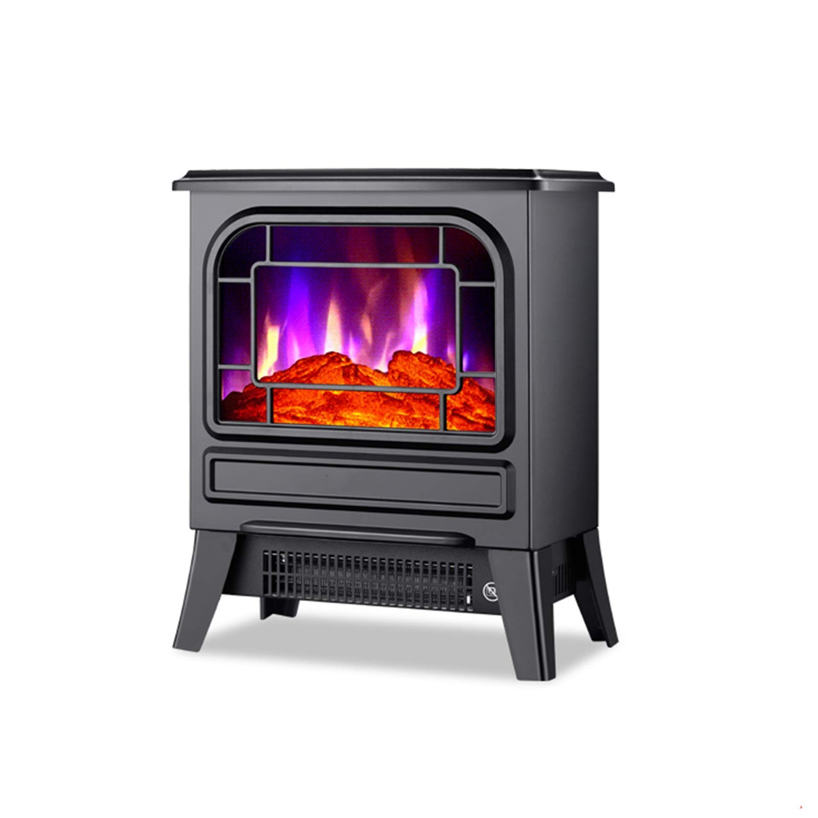 Electric Fireplace Suite - 1000/2000W Realistic Flame Effect Heater with Log Burner, Energy Efficient Indoor Electric Stove for Home & Office - Perfect for Living Room, Bedroom & Winter Warmth