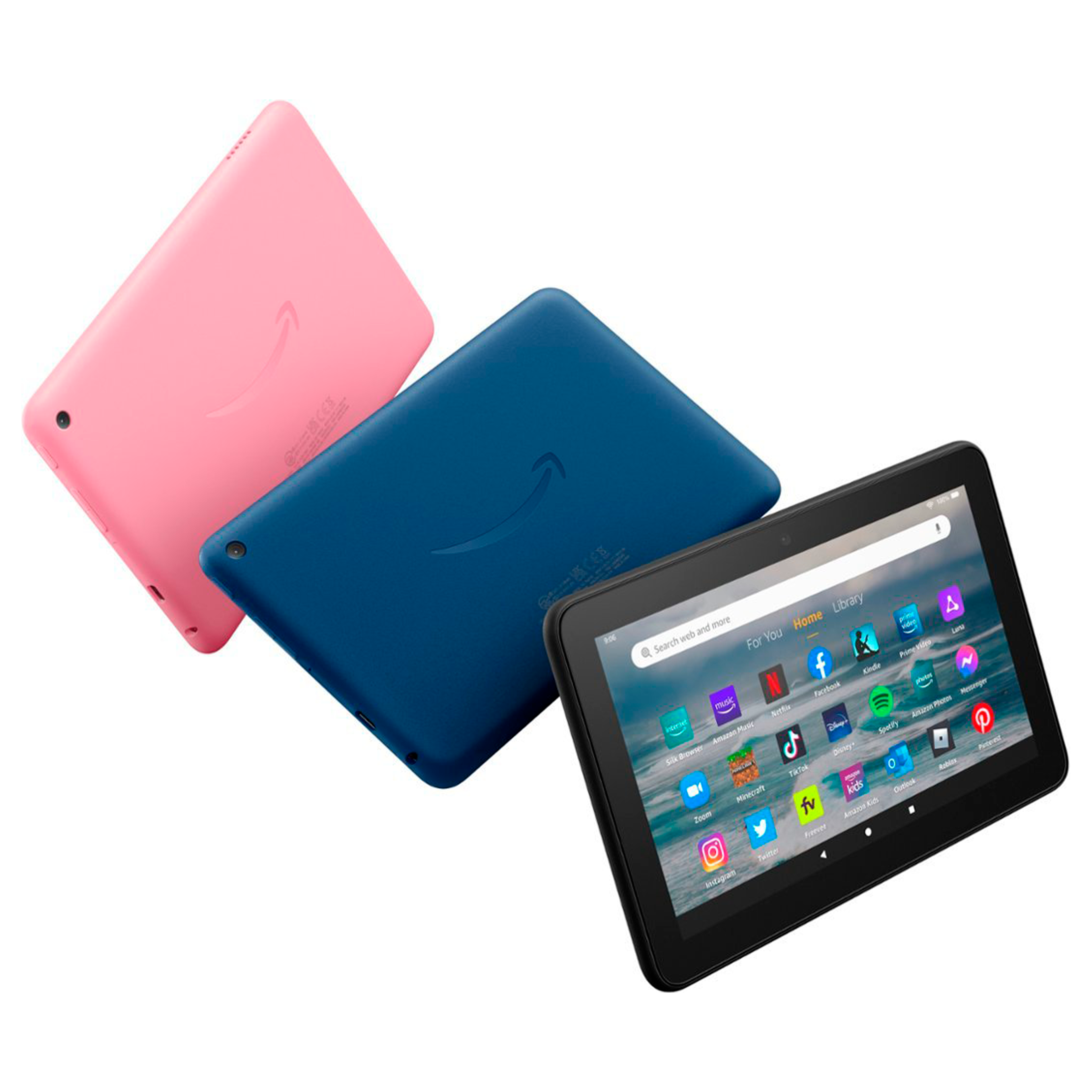 Amazon Fire 7 Tablet (2022 Model) - 16GB Storage, 2GB RAM, Denim Blue - Perfect for Reading, Streaming & Portable Entertainment