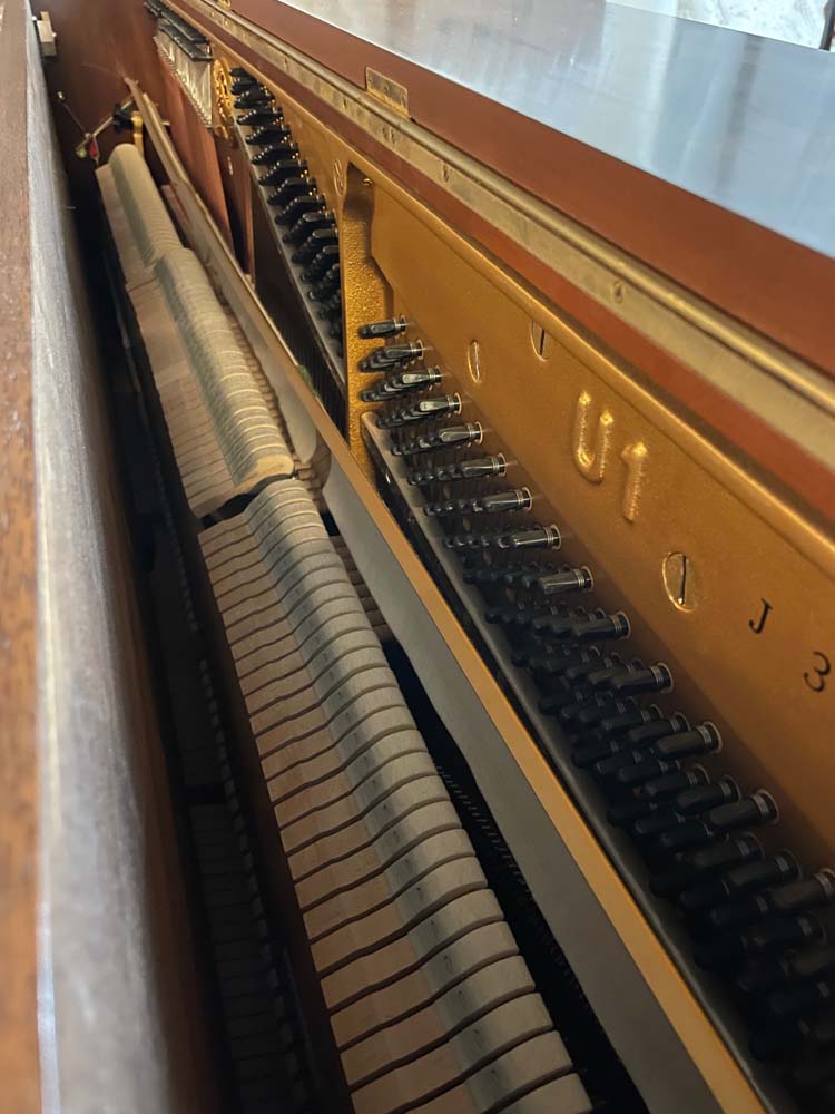 2014 Yamaha U1 Upright Piano in Walnut Satin Finish - Serial Number J3187764 | Perfect for Home, Studio & Music Classrooms