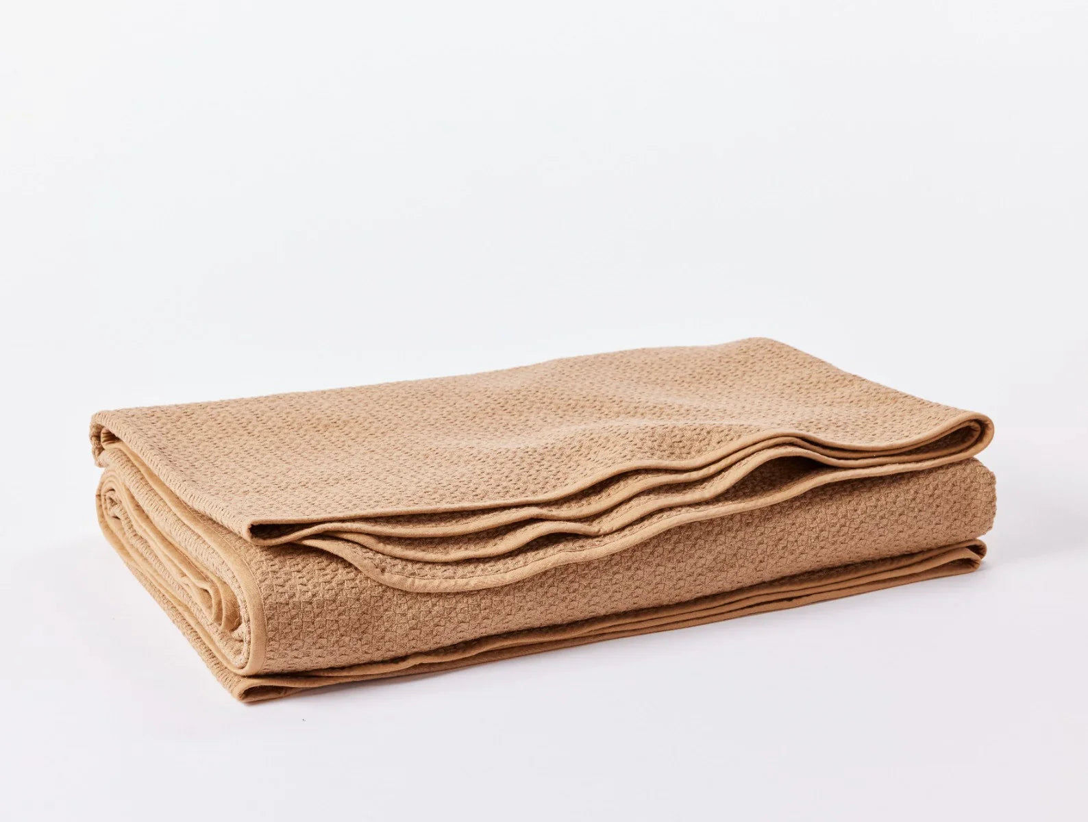 Organic Honeycomb Blanket - Soft & Breathable All-Season Comfort for Bed, Sofa, and Outdoor Use