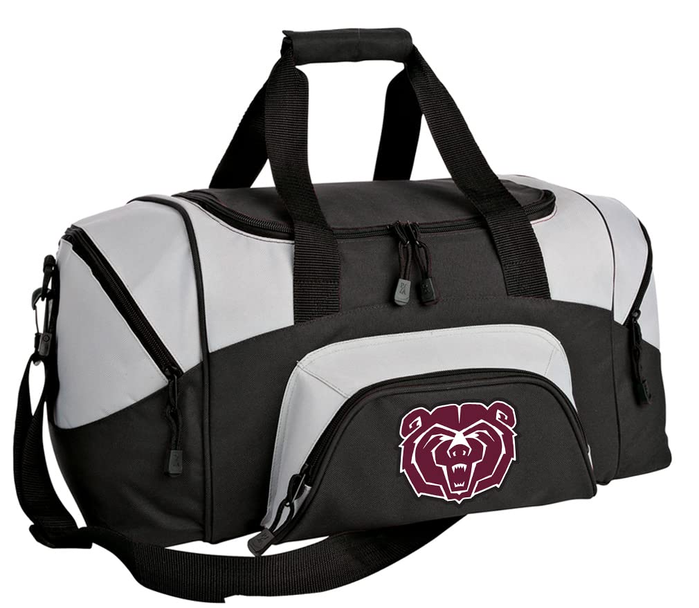 Missouri State Bears Duffle Bag - Small Gym Bag for Travel, Sports & College | Missouri State University Bears Fan Gear for Workouts, Weekend Trips & Campus Life