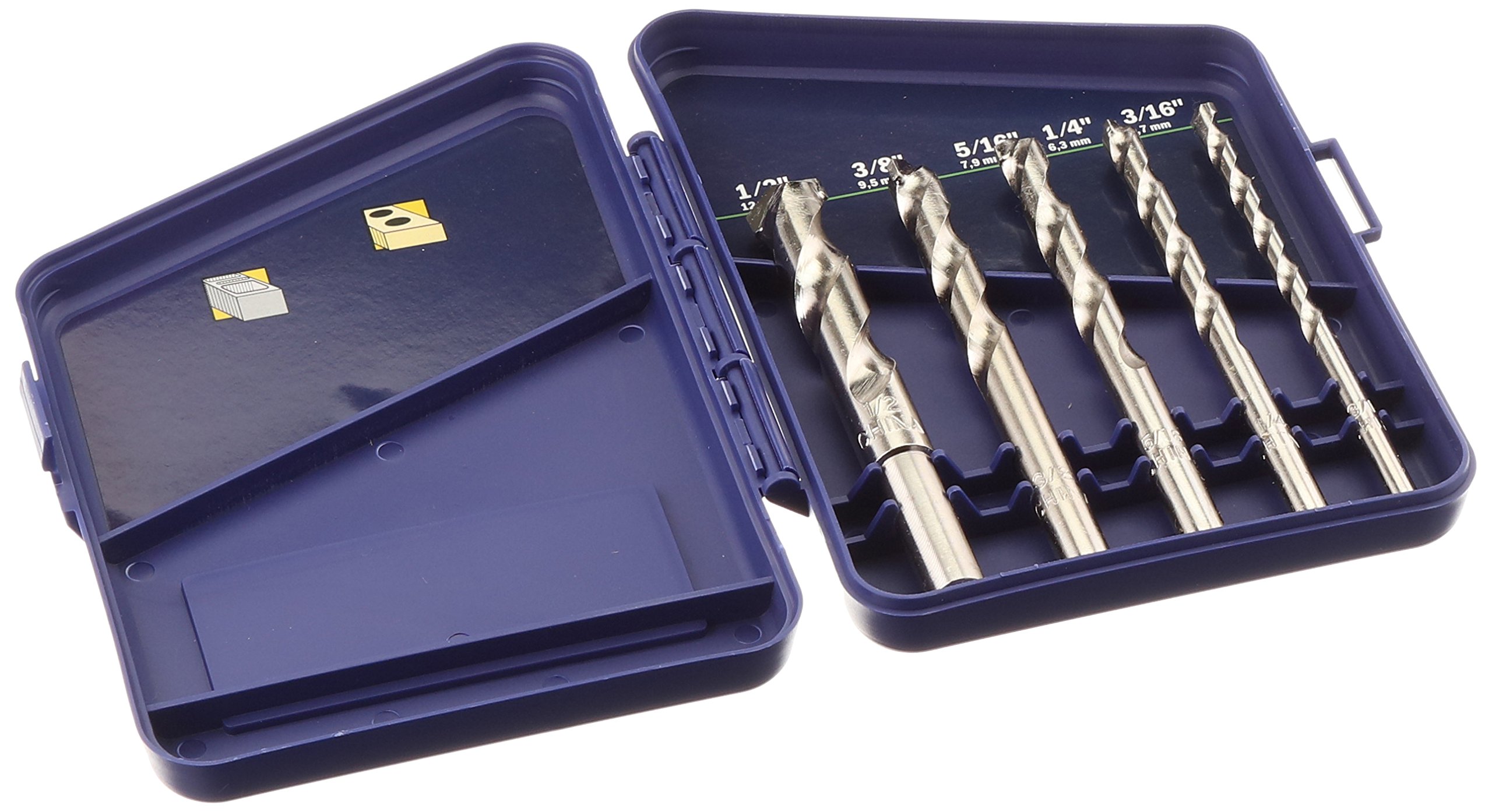 Irwin Tools 5026024 Slow Spiral Flute Rotary Drill Bit for Masonry - High Performance Masonry Drill Bit for Concrete, Brick & Stone - Perfect for DIY Projects, Home Renovations & Construction Work