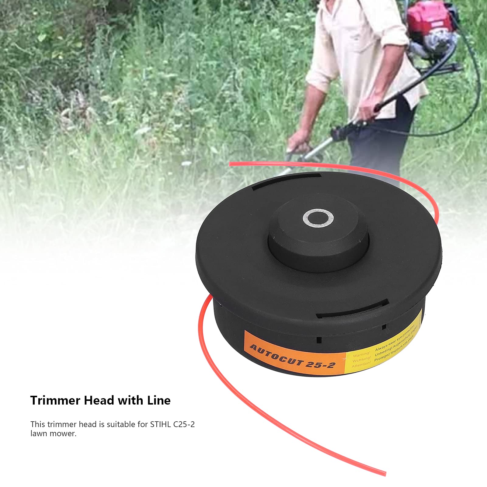 Lawn Mower Replacement Part - Durable Trimmer Head for Gardening | Compatible with Most Lawn Mowers | Perfect for Yard Maintenance & Landscaping