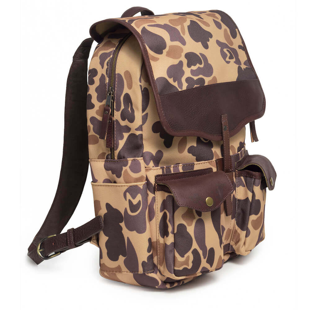 Durable Waxed Canvas Backpack for Men & Women - Water-Resistant Vintage Style Laptop Bag for Travel, Hiking & Everyday Use
