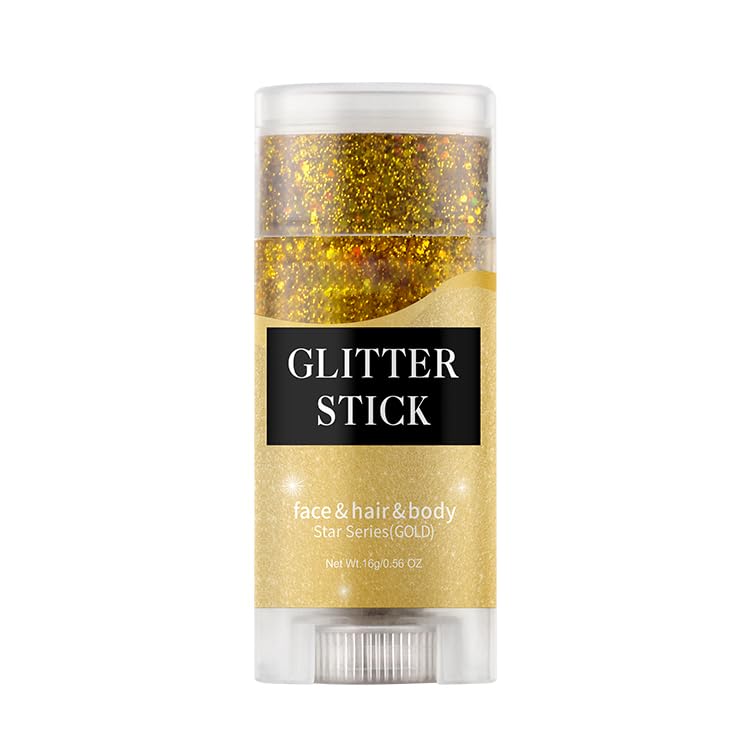 Gold body glitter stick