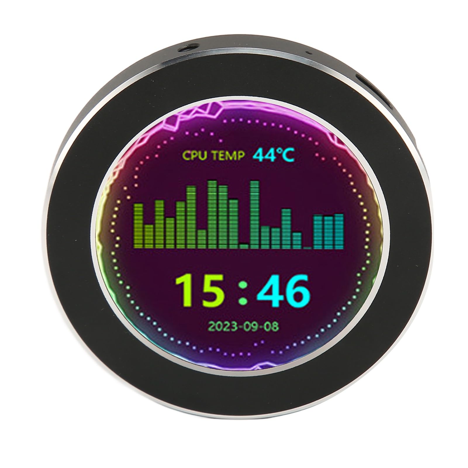 Yunseity 2.1 Inch LCD Computer Temperature Monitor - Easy to Use CPU Data Display for PC Desktop (Black) | Perfect for Gaming Rigs, Workstations & Home Office Setups