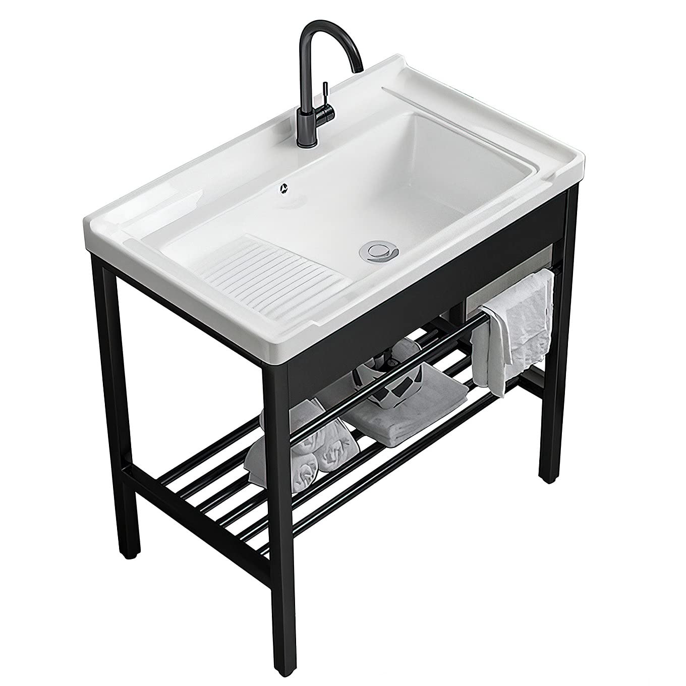 Freestanding Laundry Utility Sink - 28.3