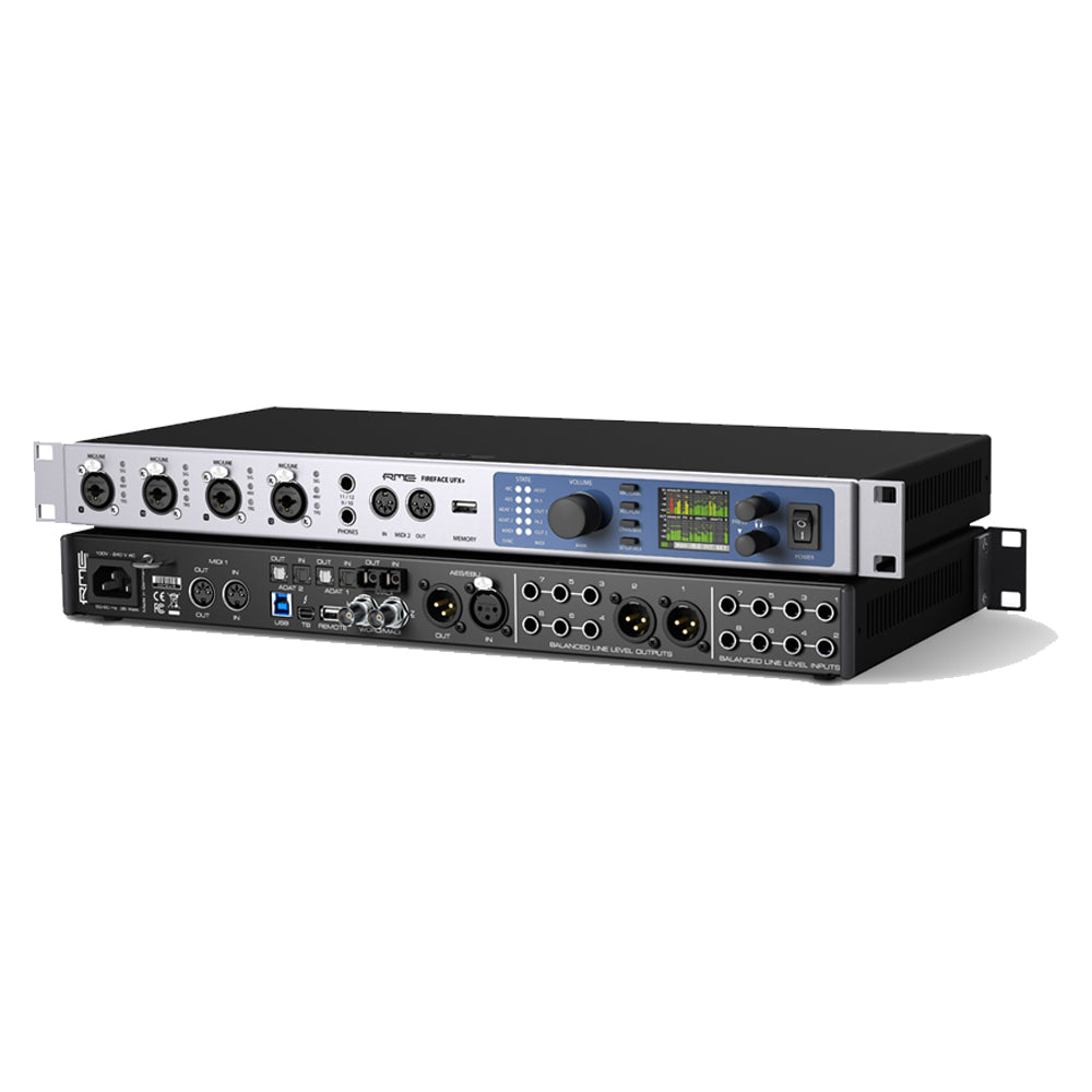 RME Fireface UFX High-Performance USB Audio Interface - Professional Studio Recording, Live Sound & Music Production for Home & Studio Use