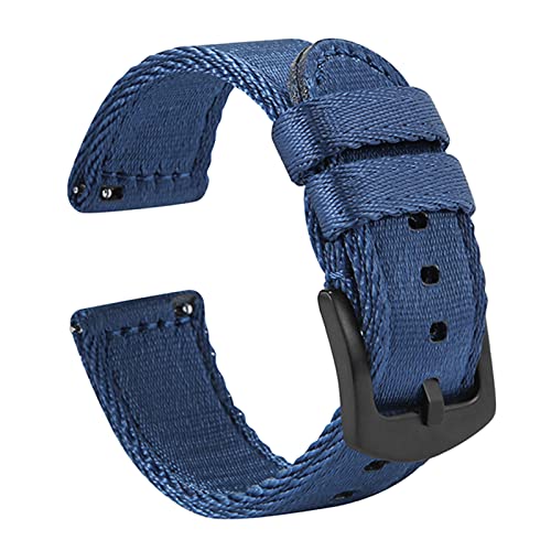 Navy Blue & Black Buckle
