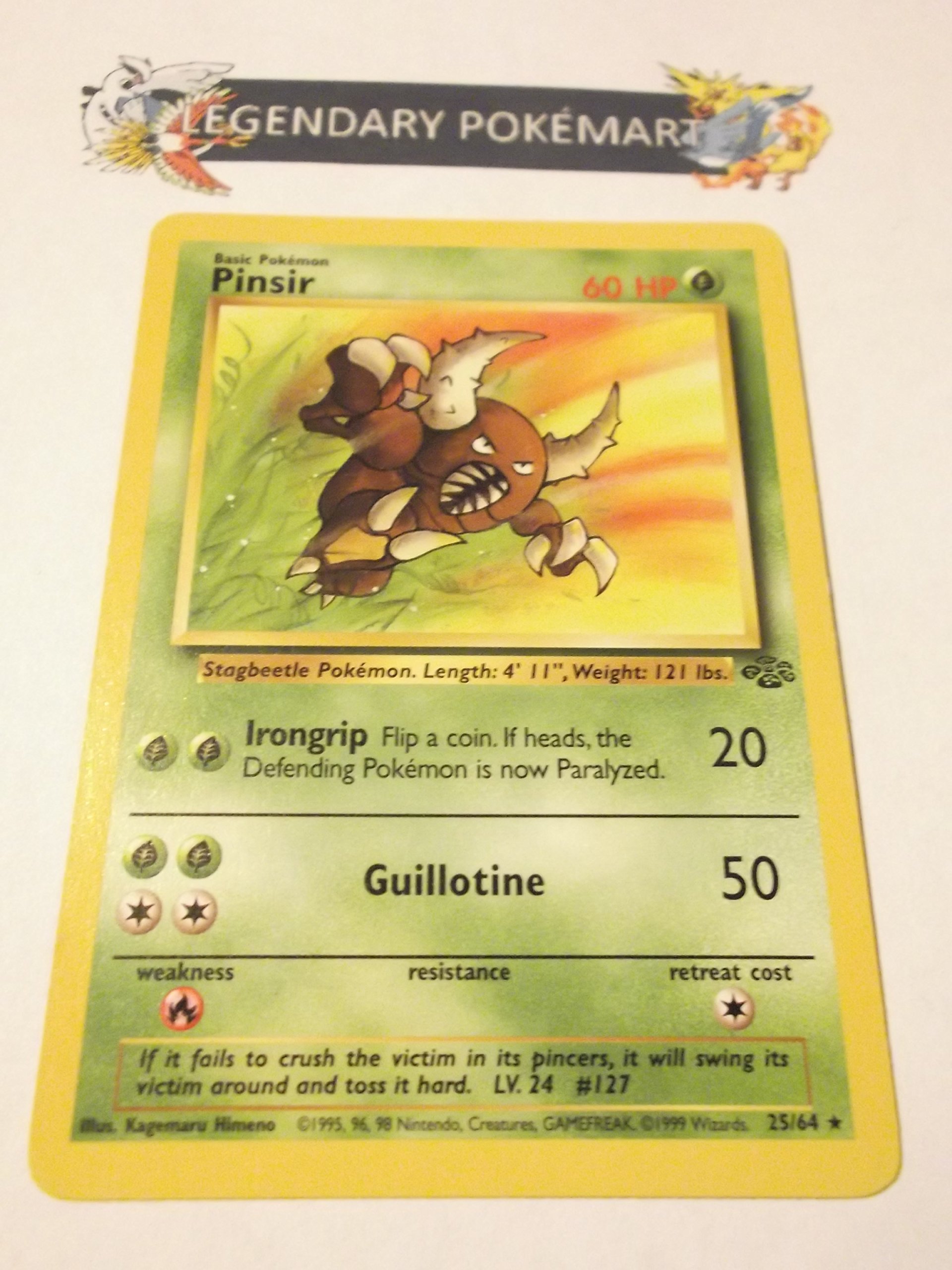 Pokémon Pinsir Jungle Series 25 Collectible Toy - Perfect for Pokémon Fans, Collectors, and Battle Game Enthusiasts