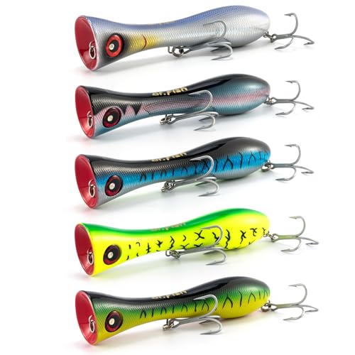 Chrome Blue, Blue Amberjack Blue, Mackerel, Chartreuse, Yellow Green-5 Pack