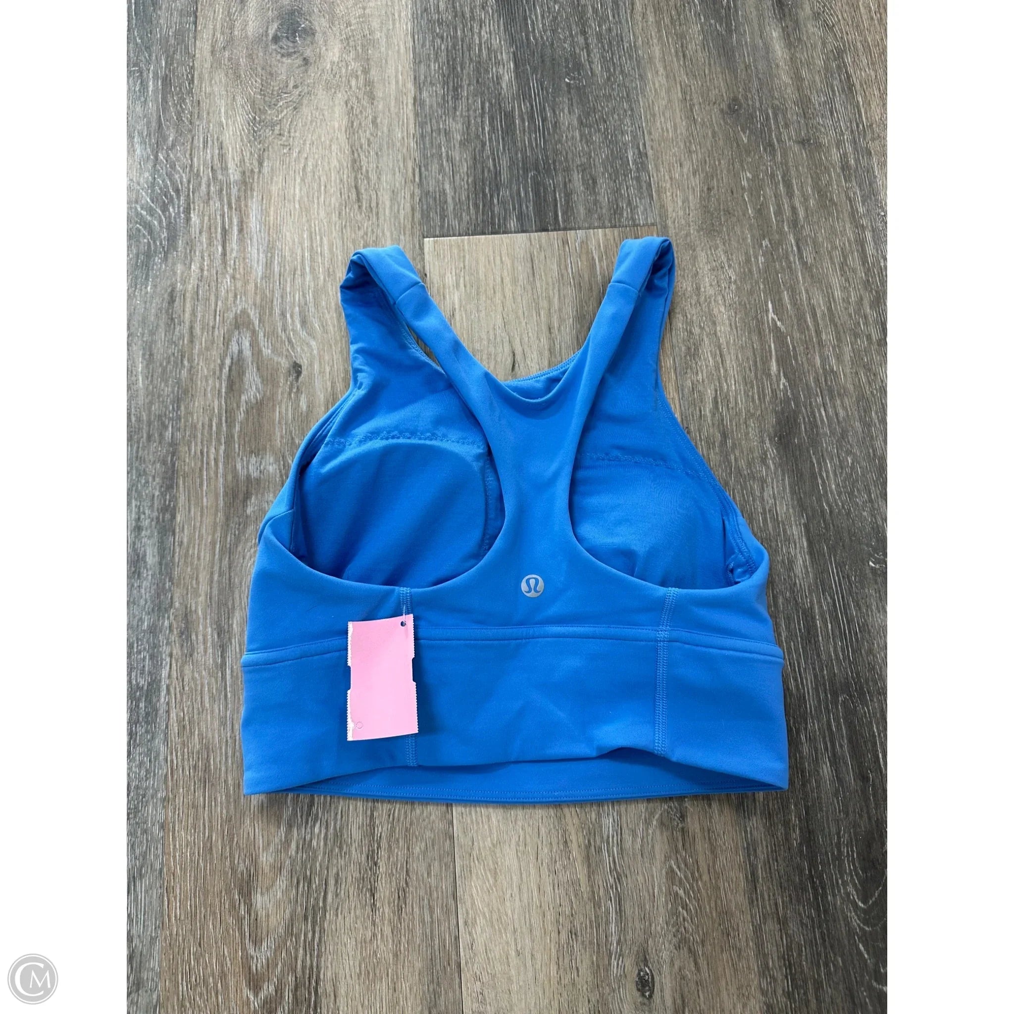 Lululemon Women's Athletic Sports Bra - Medium Support, Size 4, Blue - Perfect for Yoga, Running & Gym Workouts