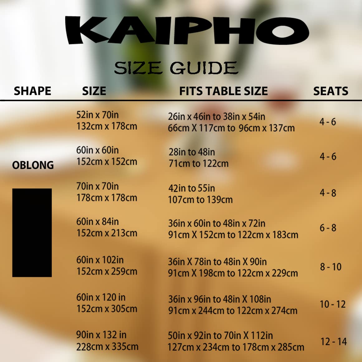 Premium Gold Rectangle Tablecloth - Waterproof, Stain & Wrinkle-Free 210GSM Polyester Table Cover for Parties, Banquets, Weddings - Indoor/Outdoor Use (60