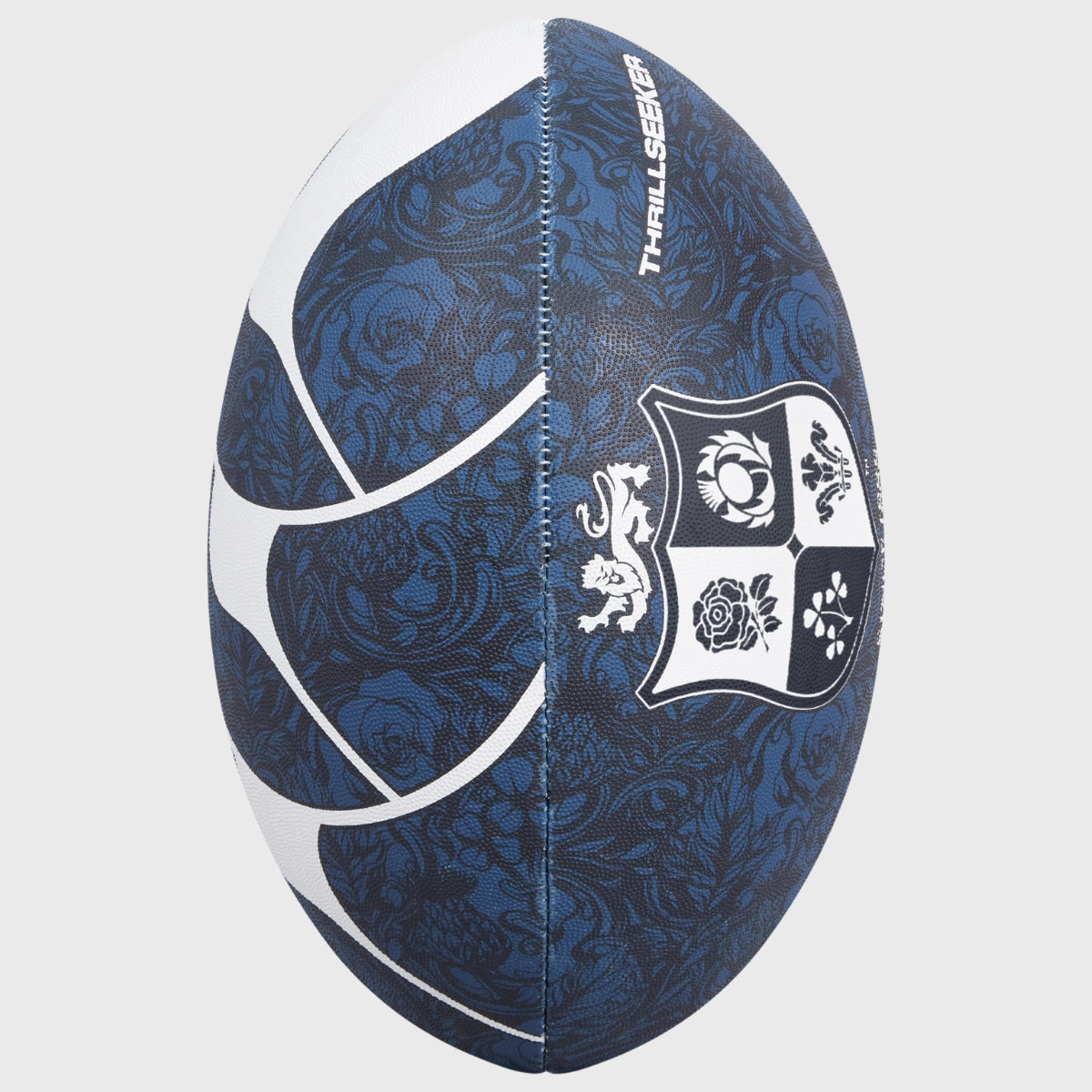 Canterbury British & Irish Lions Thrillseeker Supporters Rugby Ball - Navy Blue Official Match Rugby Ball for Training & Games - Perfect for Rugby Fans, Players & Collectors