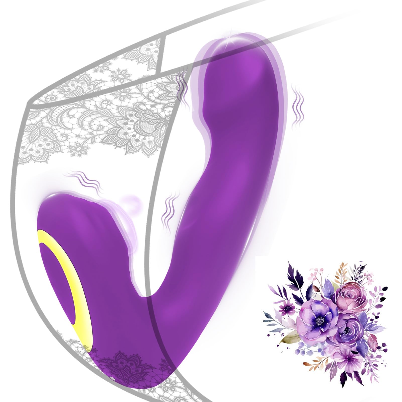 Wireless Vibrating Panties for Women - Remote Control Lingerie for Date Night & Couples Play - Wearable Vibrator Panties with Portable App Control - Perfect for Romantic Evenings & Sensual Fun (Model L14229)