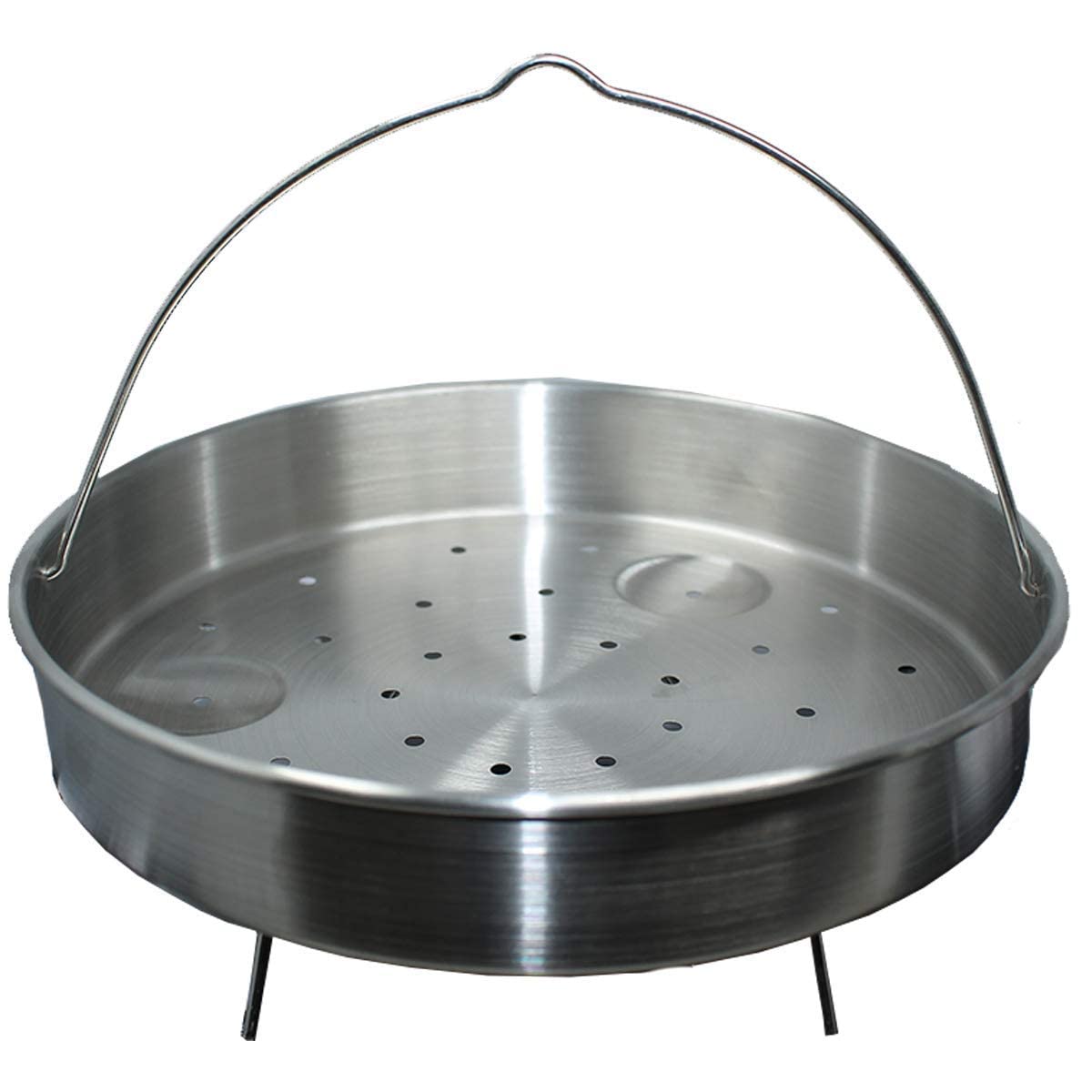 Bogner Stainless Steel Pressure Cooker - 5 Safety Valve System, 4.2 & 6.3 Quart Capacity with Glass Lid & Steamer - Compatible with All Stoves (Gas, Electric, Induction) - Perfect for Fast Cooking, Meal Prep & Healthy Eating