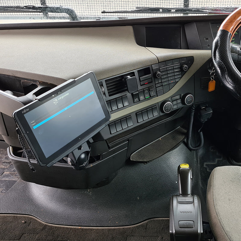 Industrial Evolution InDash Mount for Volvo FH SLP (2013-2019) Left Hand Drive - Perfect for Truck Navigation & Phone Mounting