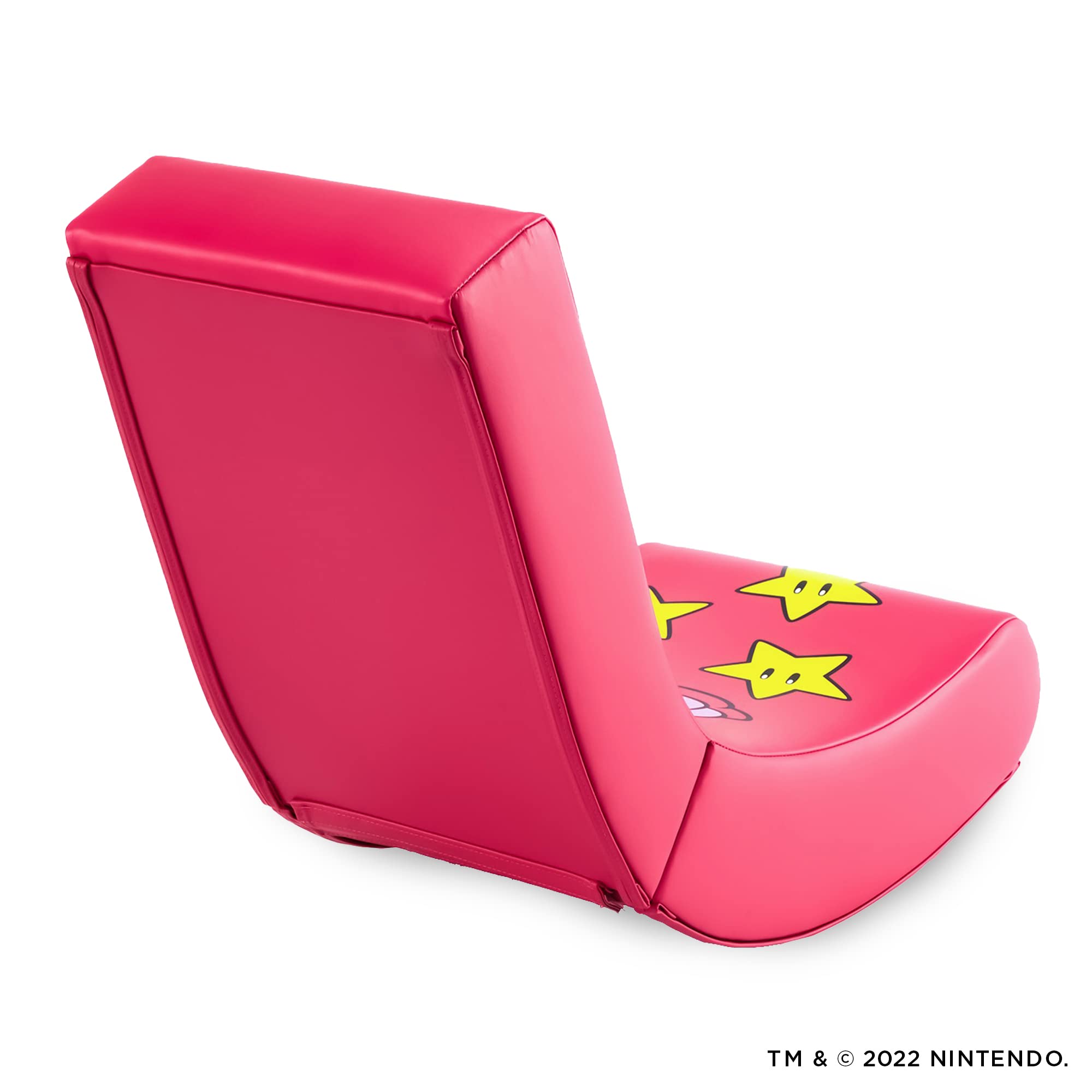 X Rocker Nintendo Video Gaming Chair for Kids 5-17 - Floor Rocker with Mario, Bowser, Peach & Luigi Designs - Perfect Gifts for Teen Gamers, Boys & Girls - Ideal for Bedroom, Game Room & Movie Nights