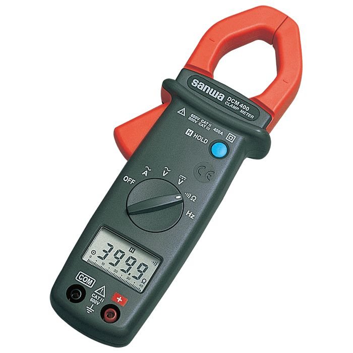 DCM400 Digital Clamp Meter - True RMS Multimeter with AC/DC Current, Voltage, Resistance & Continuity Tester - Perfect for Electricians, HVAC Technicians & DIY Home Electrical Projects