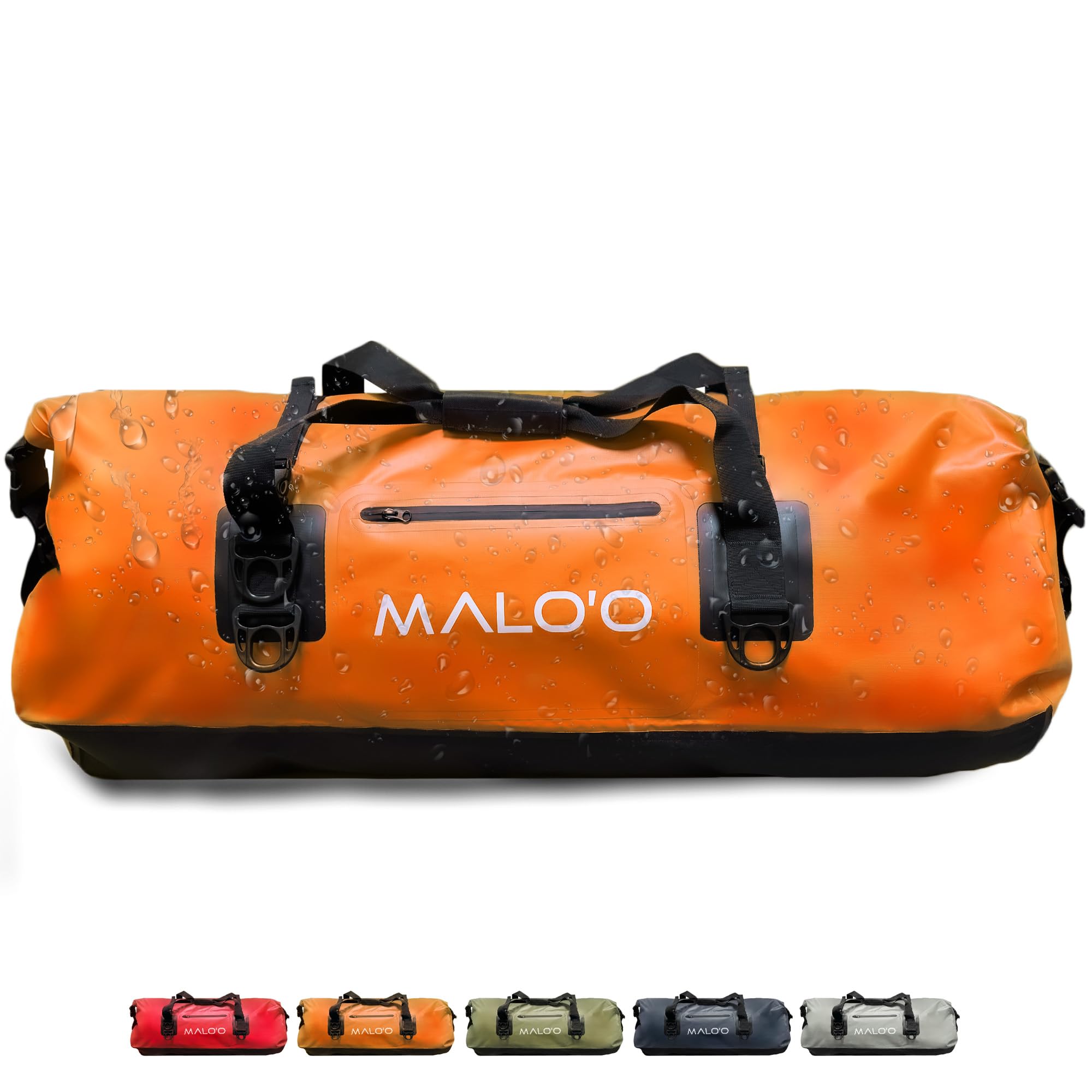 Waterproof Dry Bag Duffel 40L/60L/100L - Roll Top Kayak Dry Bag for Rafting, Boating, Swimming & Outdoor Activities | Camping, Hiking, Beach & Fishing Gear | Internal/External Pockets & Molle Loops | Keep Belongings Dry in Water Sports & Adventures