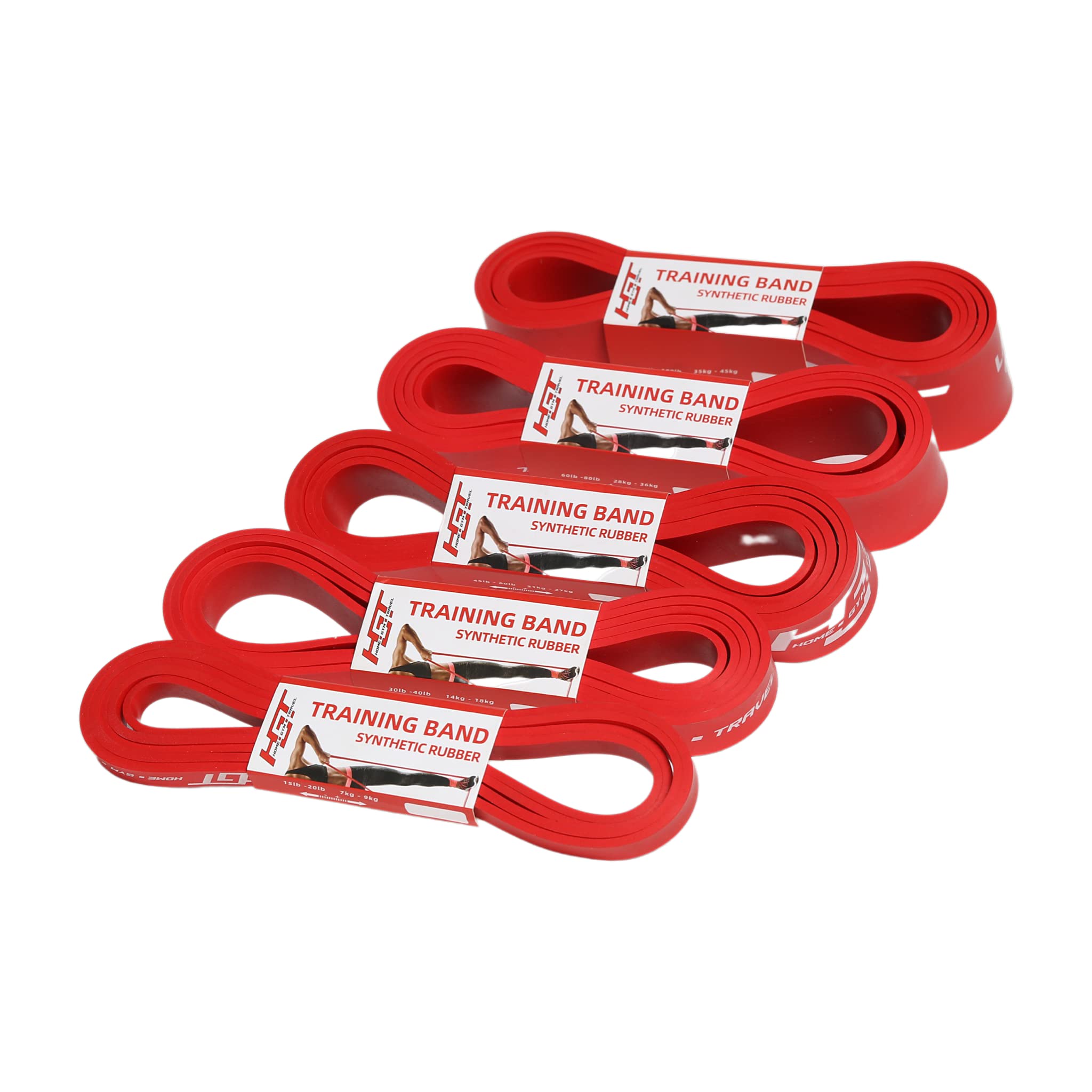 HGT Long Resistance Band - Heavy Duty Latex-Free Exercise Band for Women & Men - Perfect for Strength Training, Stretching, Yoga & Pilates - Home & Gym Workout Equipment - Ideal for Physical Therapy, Fitness Routines & Muscle Recovery