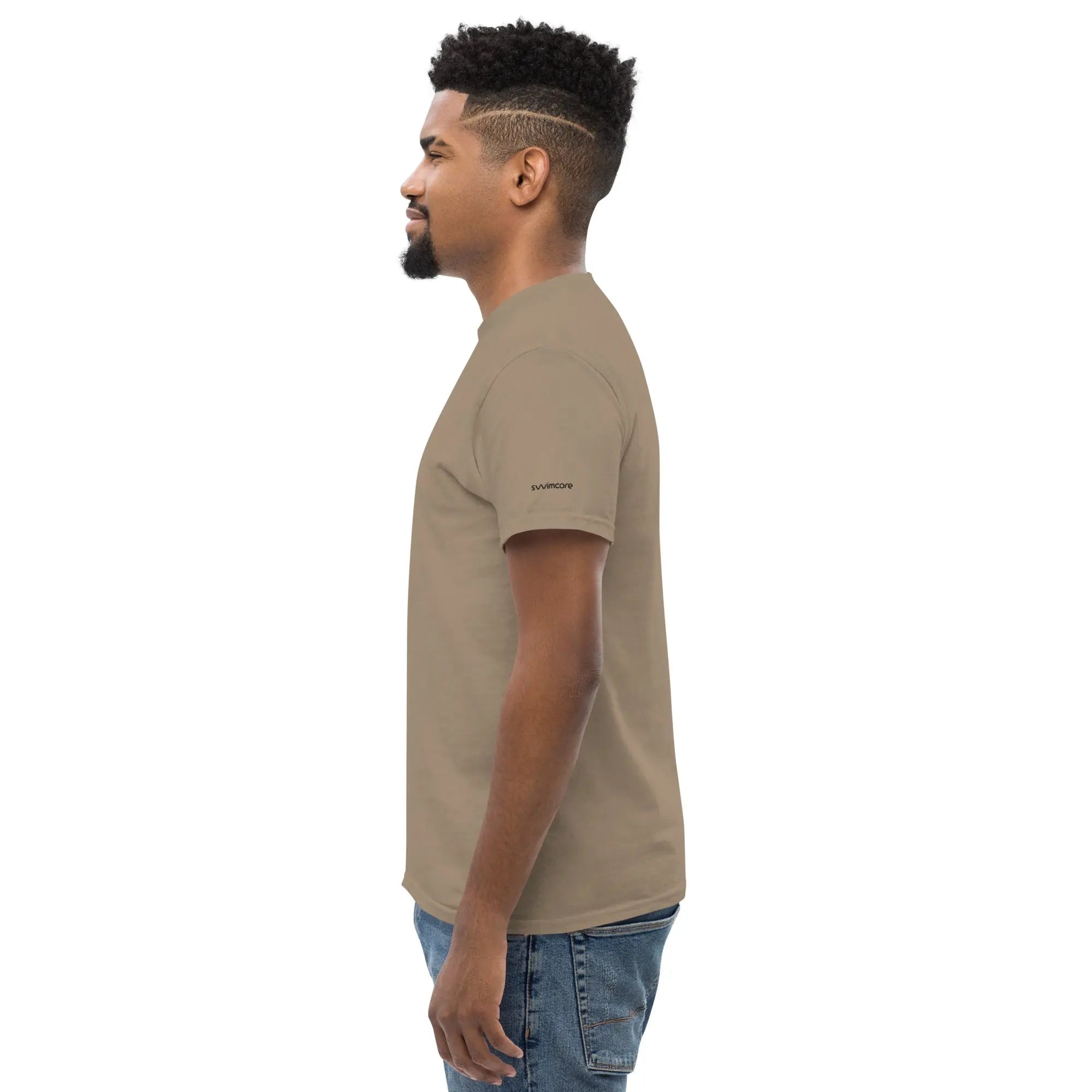Designer Mountain Swimmer Graphic T-Shirt - Unisex Casual Tee for Men & Women | Perfect for Outdoor Adventures, Beach Trips, and Streetwear Fashion