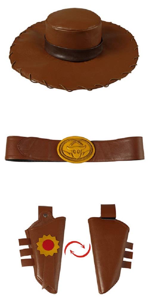 LILLIWEEN Cowboy Costume for Adults - Sheriff Halloween Cosplay Uniform & Western Fancy Dress - Perfect for Halloween Parties, Cosplay Events, and Western Theme Costume Parties