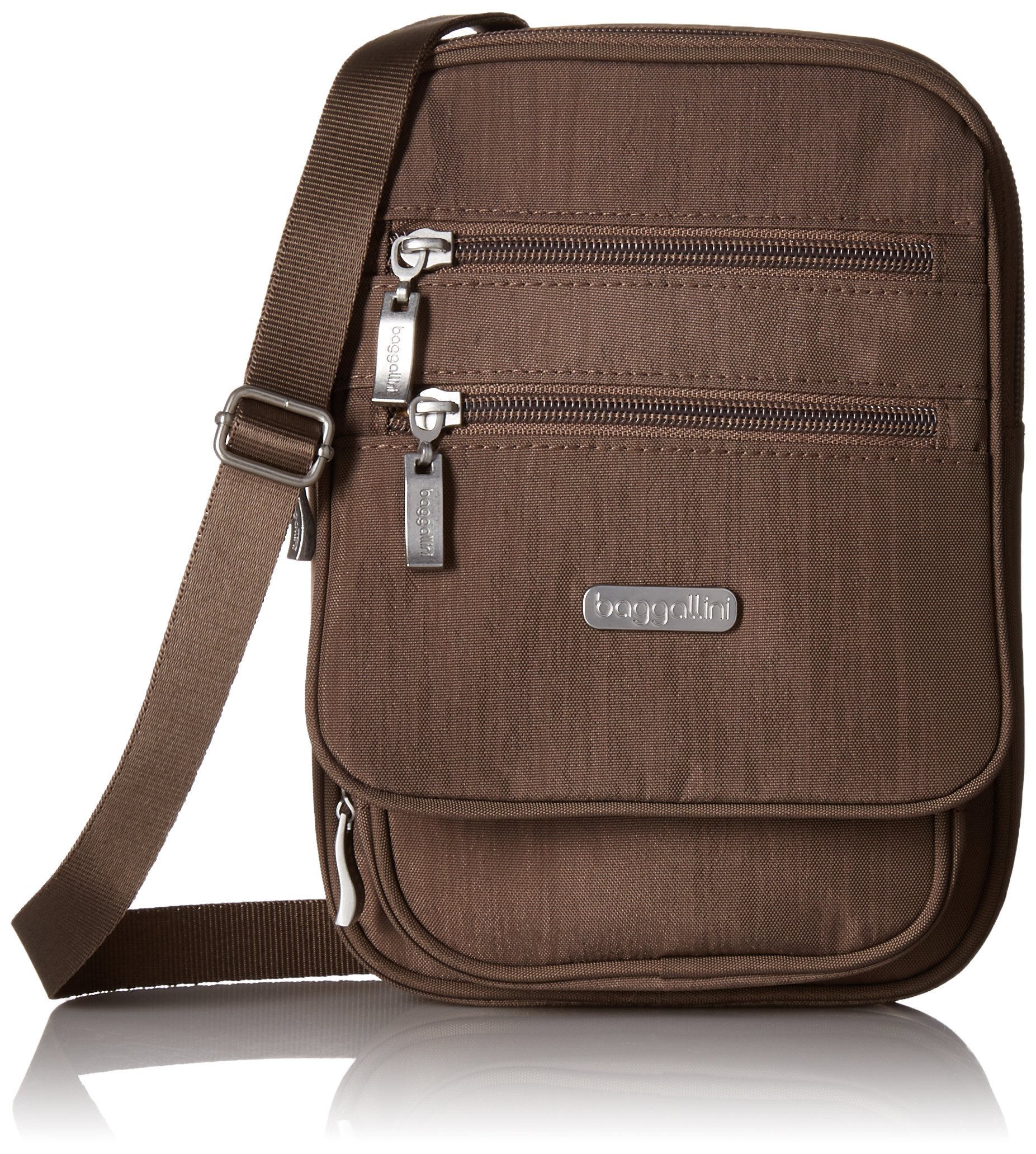 Baggallini RFID Crossbody Bag for Women - Lightweight Travel Purse for Daily Use