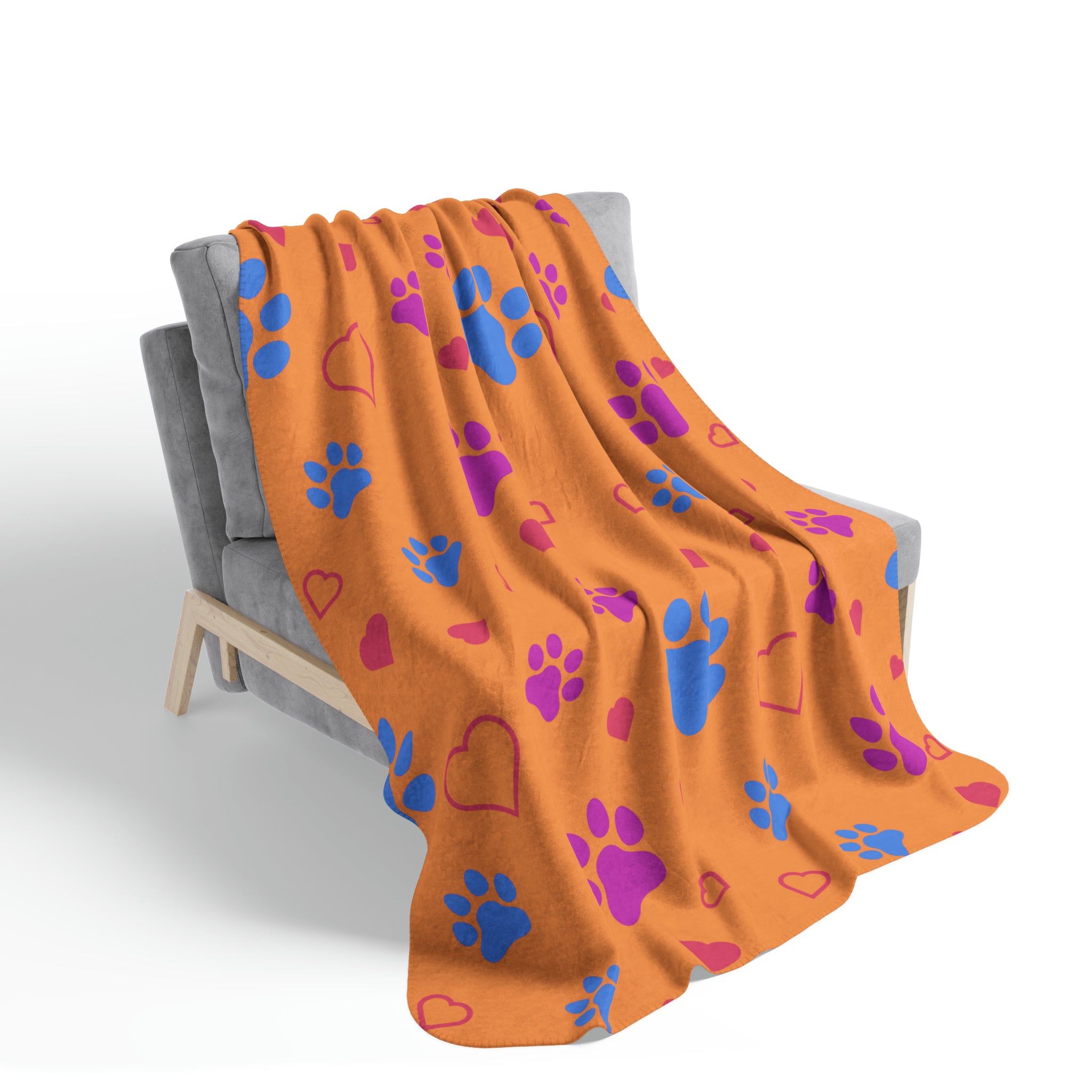 Cozy Dog Fleece Sherpa Blanket - Soft & Warm Pet Throw for Dogs & Dog Lovers - Perfect for Couch, Bed & Winter Snuggles