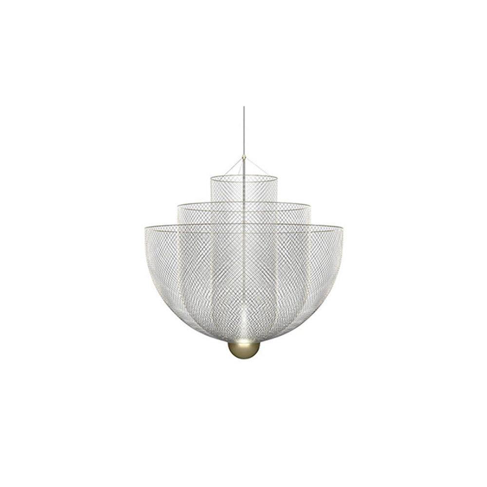Modern Meshmatics Hanging Lamp - Adjustable Ceiling Light Fixture for Living Room, Bedroom & Dining Room - Perfect for Home Decor and Ambient Lighting
