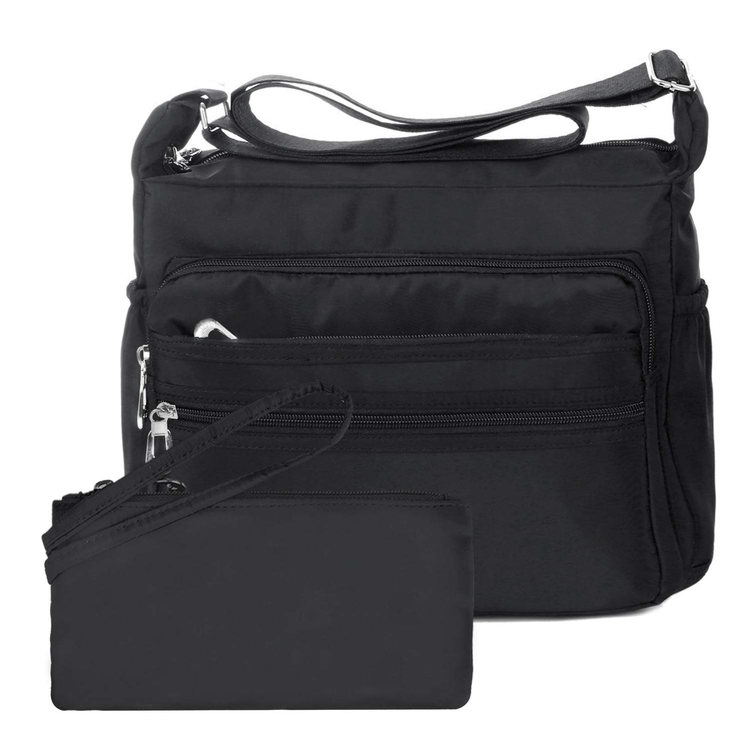 Waterproof Crossbody Bag for Women - Lightweight Nylon Shoulder Bag & Messenger Purse for Travel, Work & Everyday Use