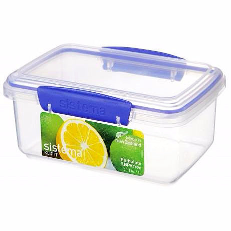 Klip It 1L Airtight Food Storage Container - BPA Free, Leak Proof Kitchen Organizer for Dry Food, Snacks & Cereals - Perfect for Pantry, Camping & Meal Prep