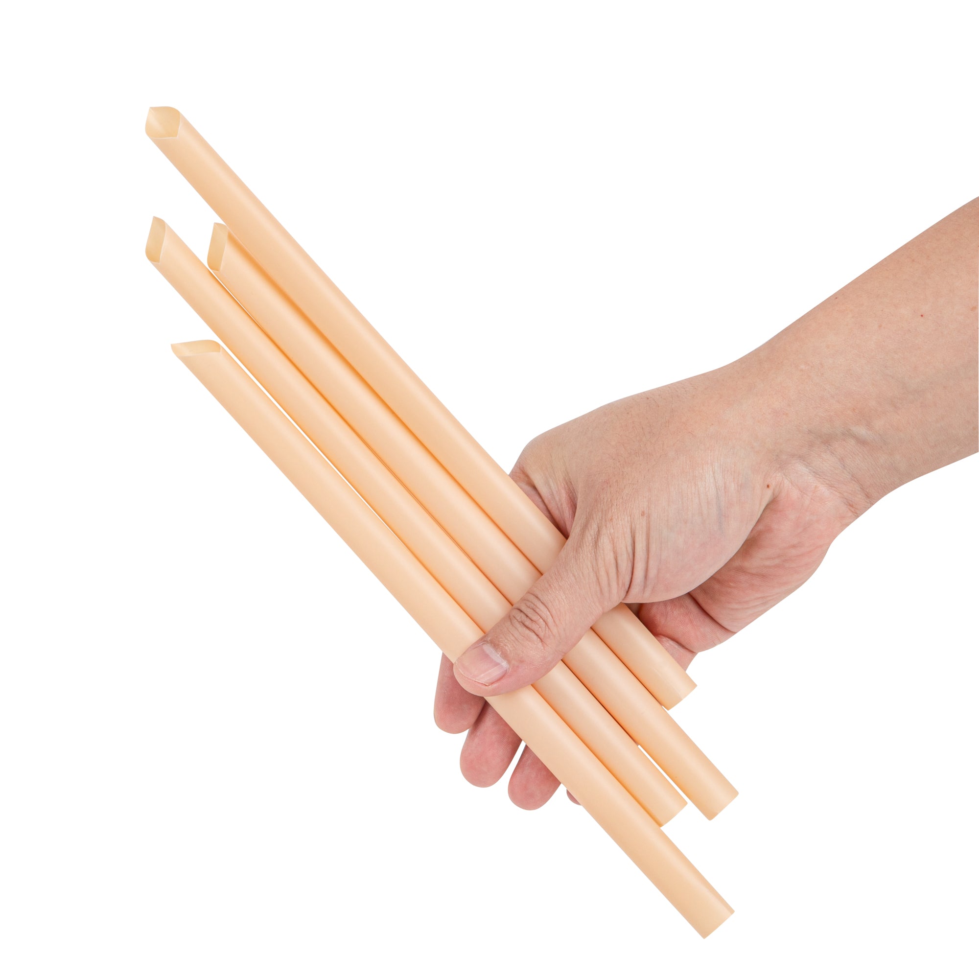Eco-Friendly Extra Wide Boba Straws - 100 Count Box | Compostable PLA Plastic, Pointed Tip for Smoothie & Bubble Tea | Perfect for Home, Cafes & Parties