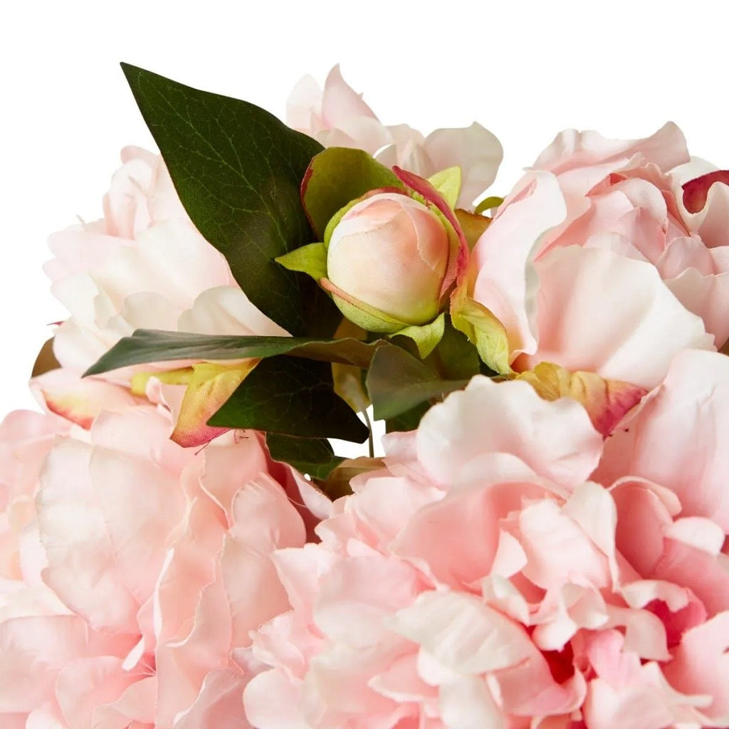 Elme Peony Juliana Bouquet in Alli Pink - 27x27x29cm Artificial Silk Flowers for Home Decor, Wedding Centerpieces & Gift Giving