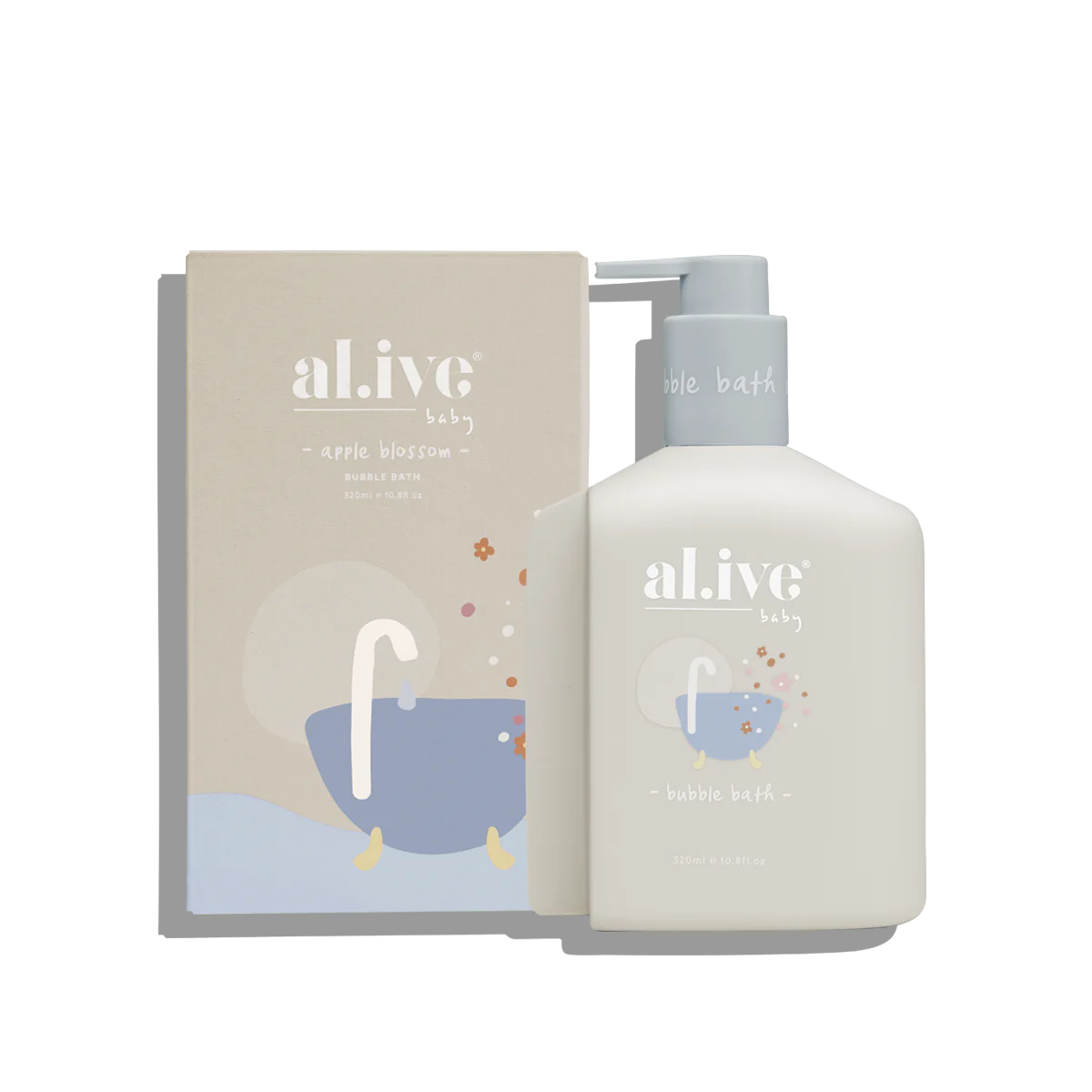 Alive Baby Bubble Bath - Gentle Apple Blossom Scent for Newborns & Toddlers | Perfect for Relaxing Bath Time & Sensitive Skin Care