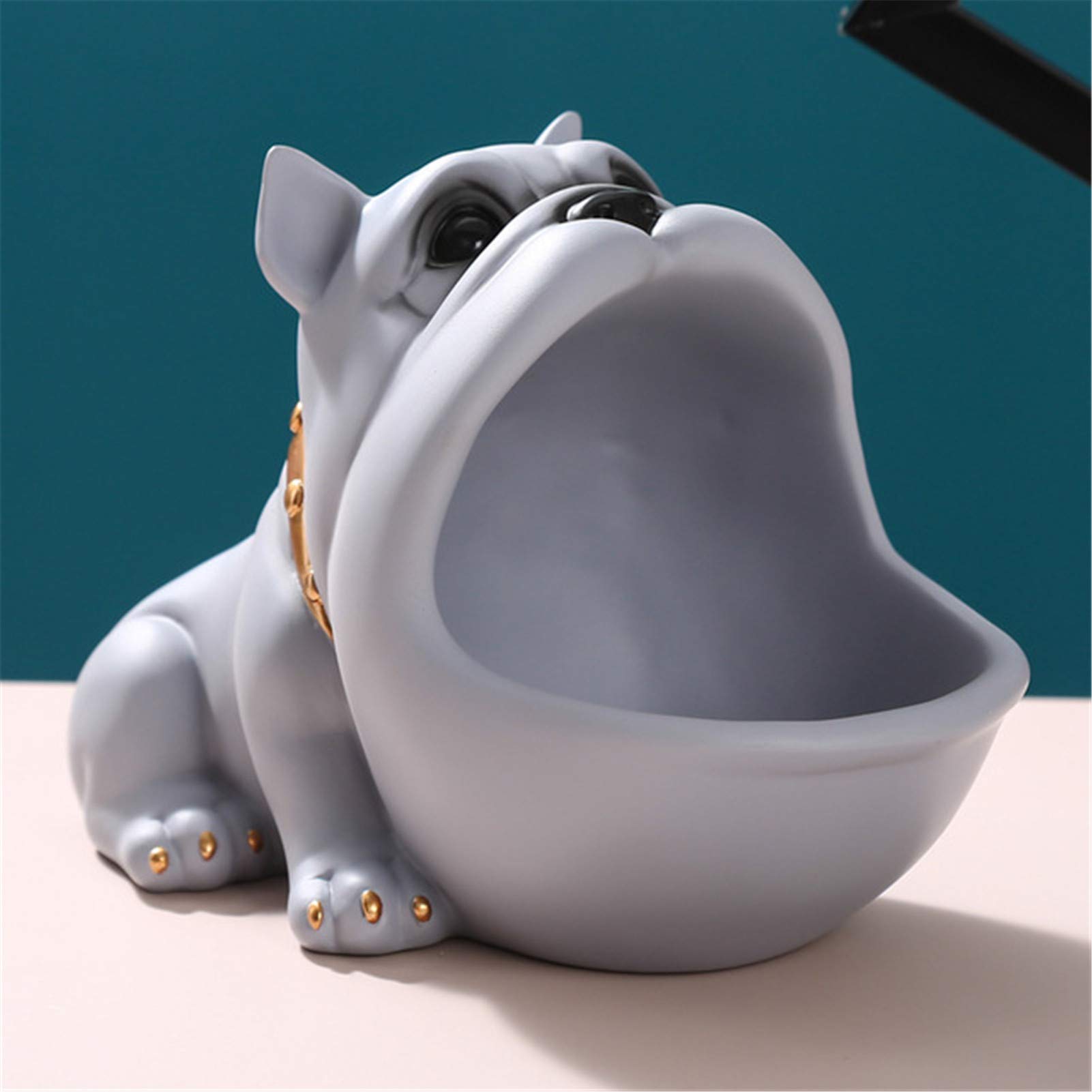 LILOVE 3D Hippo Sculpture Statue - Animal Figurine Home Decor, Storage Box & Tabletop Decoration - Perfect for Living Room, Office Desk & Gift Giving
