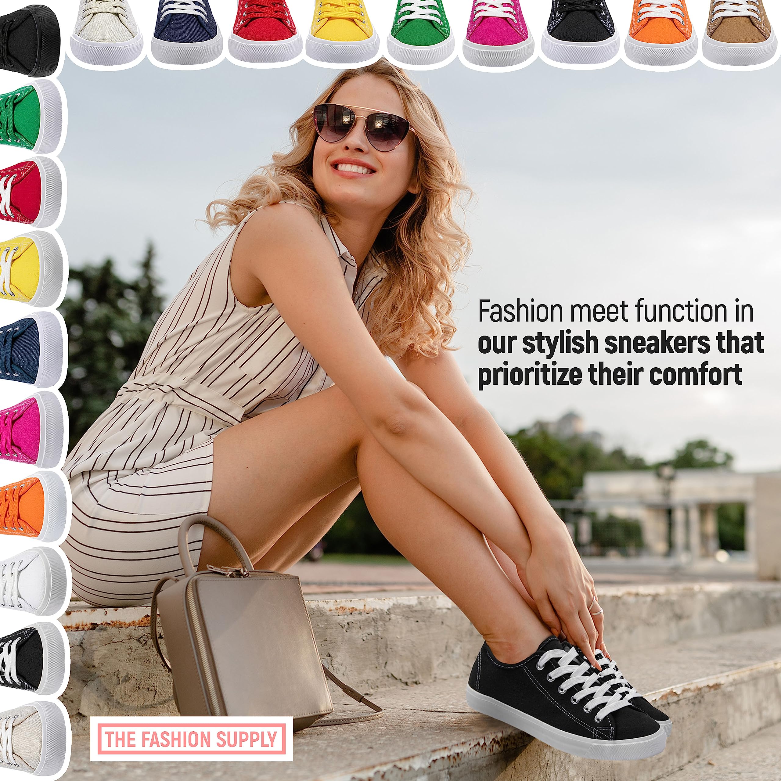 Women's Fashion Sneakers - Comfortable Tennis Shoes for Women | Casual Wear, Gym, Running & Daily Activities